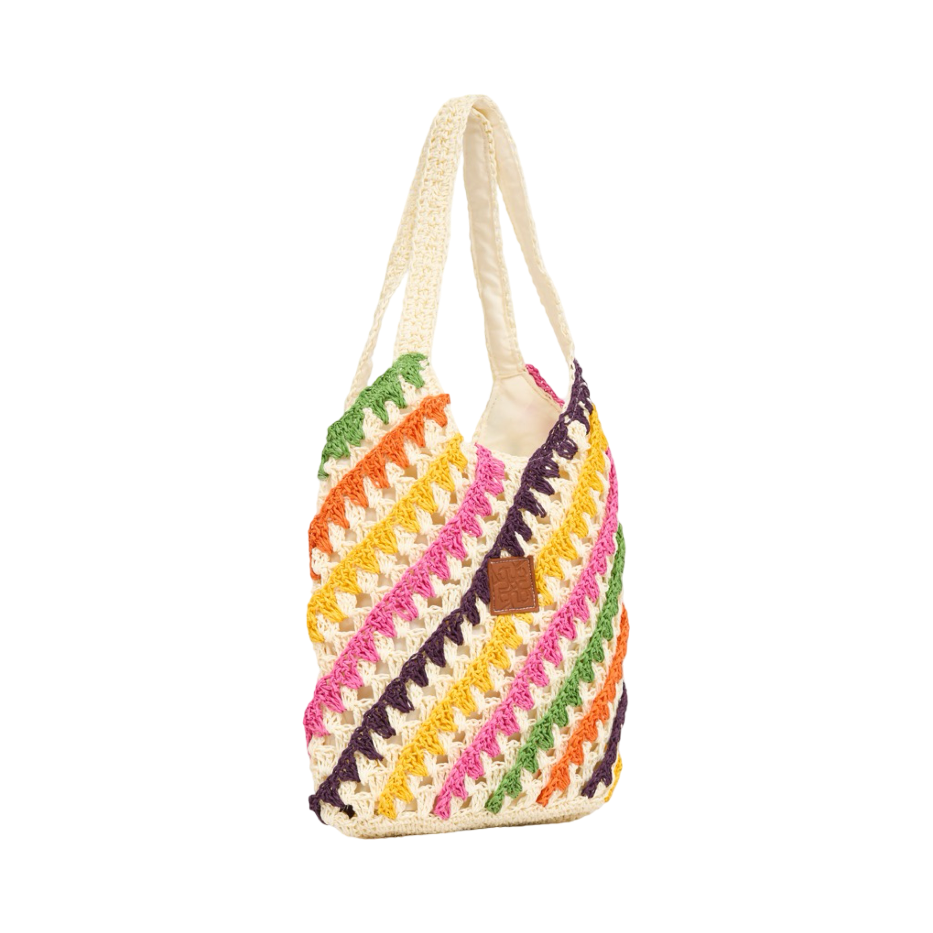 Everyday Earth – Multicolor Straw Tote Bag – Multicolor
