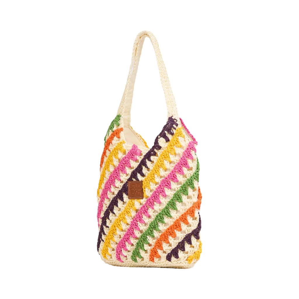 Everyday Earth – Multicolor Straw Tote Bag – Multicolor