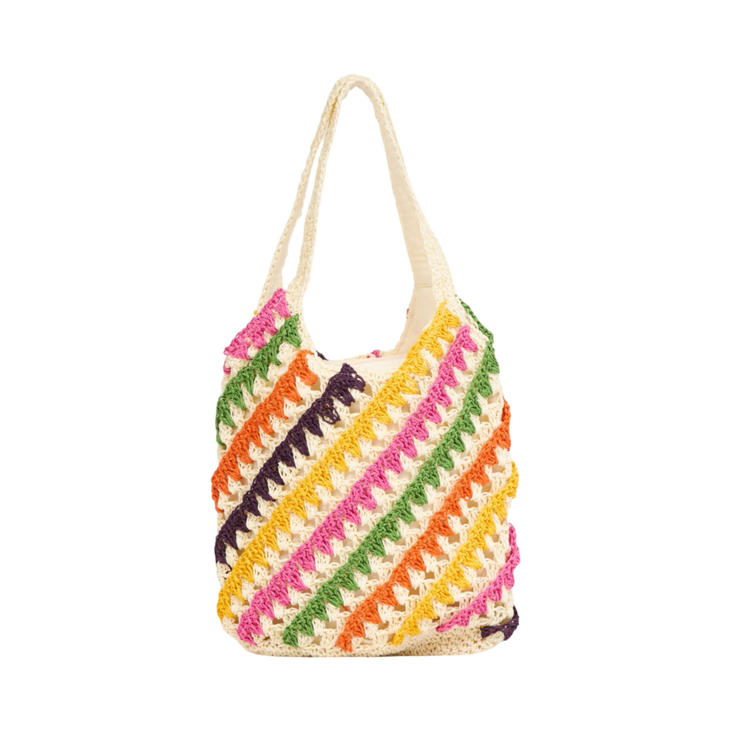 Everyday Earth – Multicolor Straw Tote Bag – Multicolor