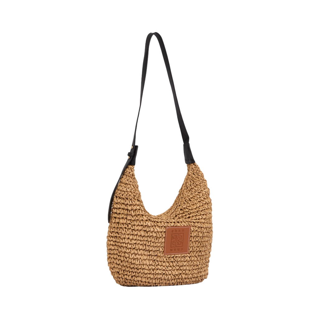 Everyday Earth – Straw Shoulder Bag – Brown