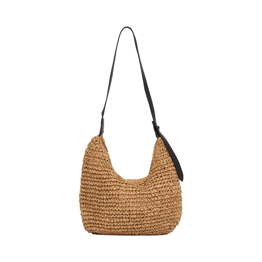 Everyday Earth – Straw Shoulder Bag – Brown