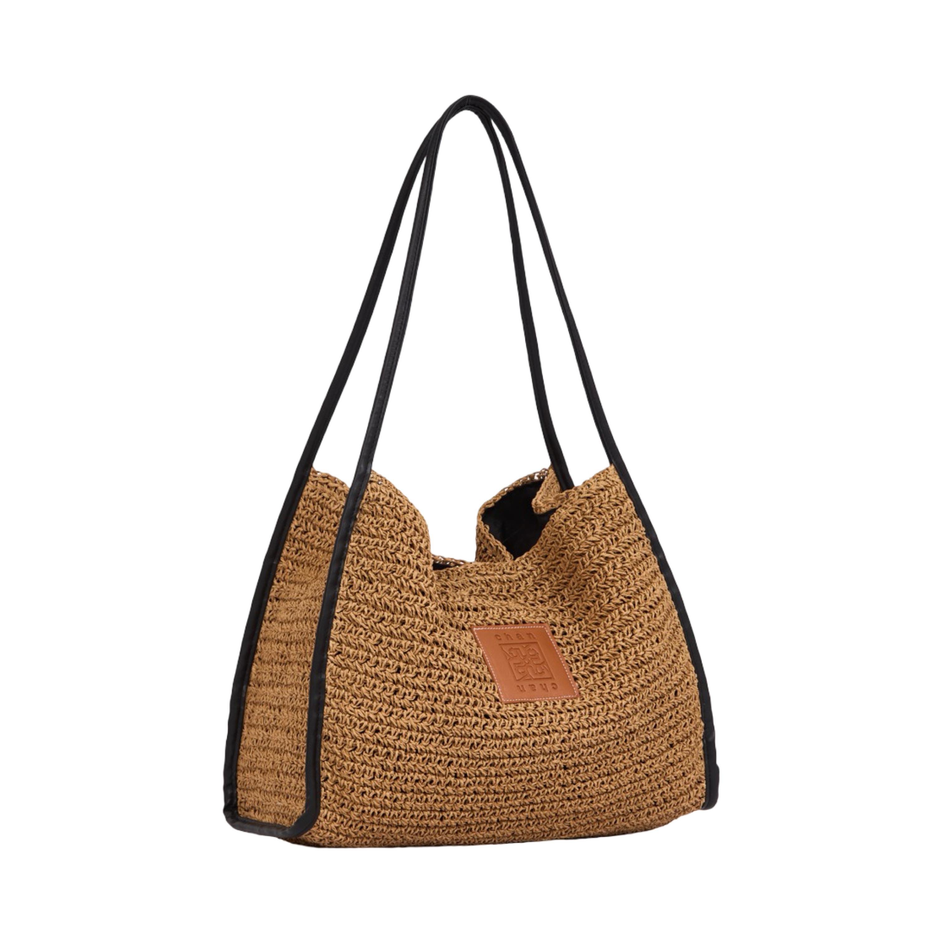 Everyday Earth – Straw Tote Bag – Brown