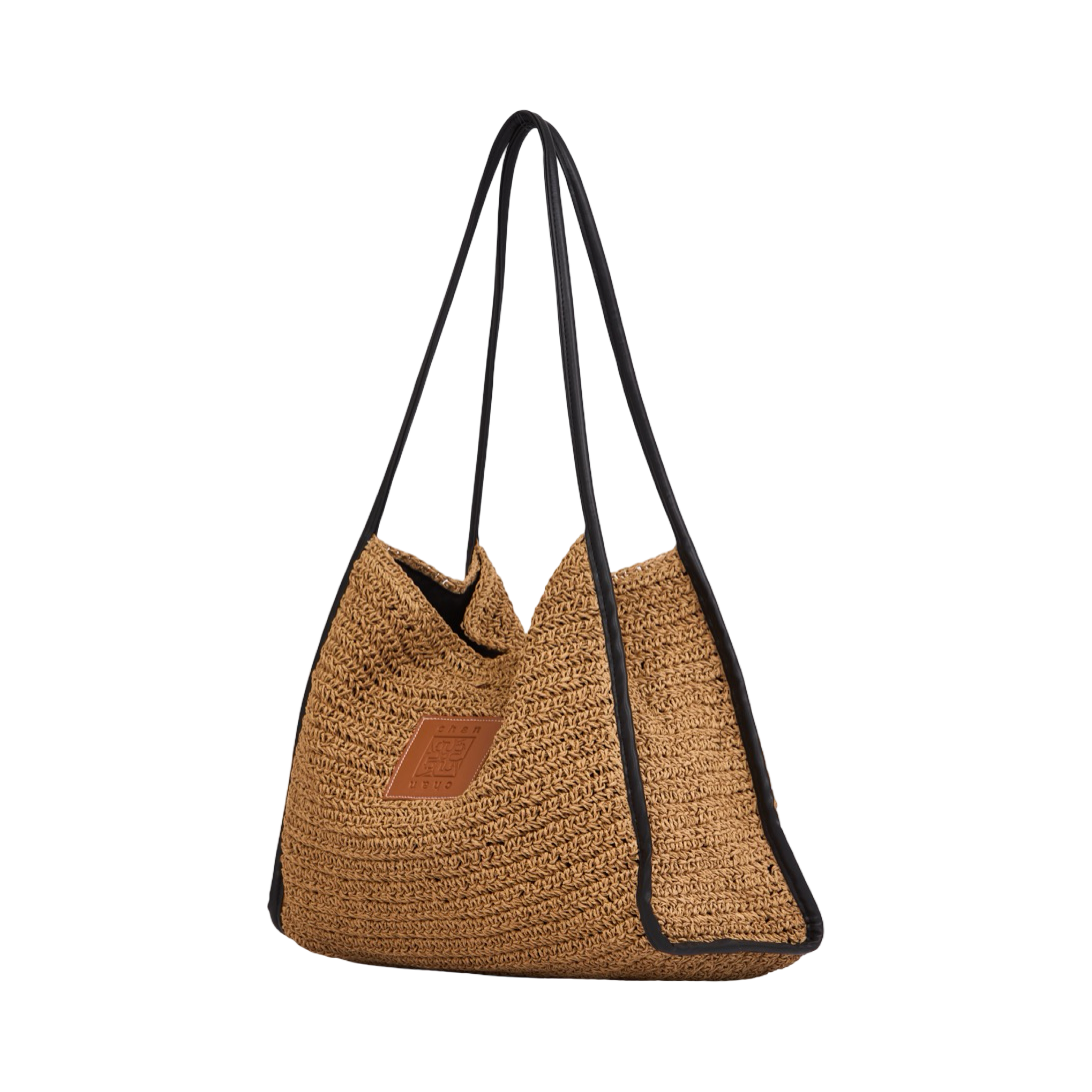 Everyday Earth – Straw Tote Bag – Brown