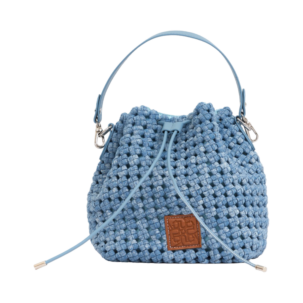 The Blue Nomad - Aire Denim Bucket Bag - Washed