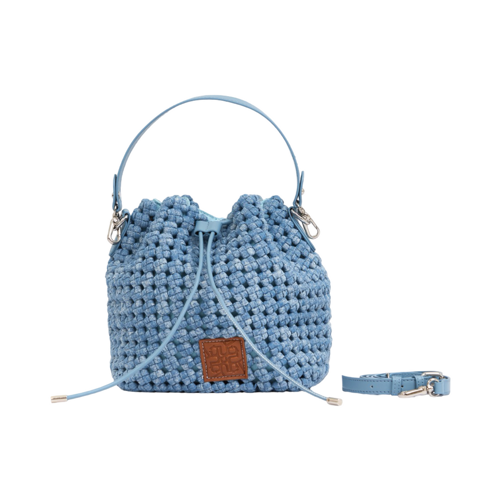 The Blue Nomad - Aire Denim Bucket Bag - Washed