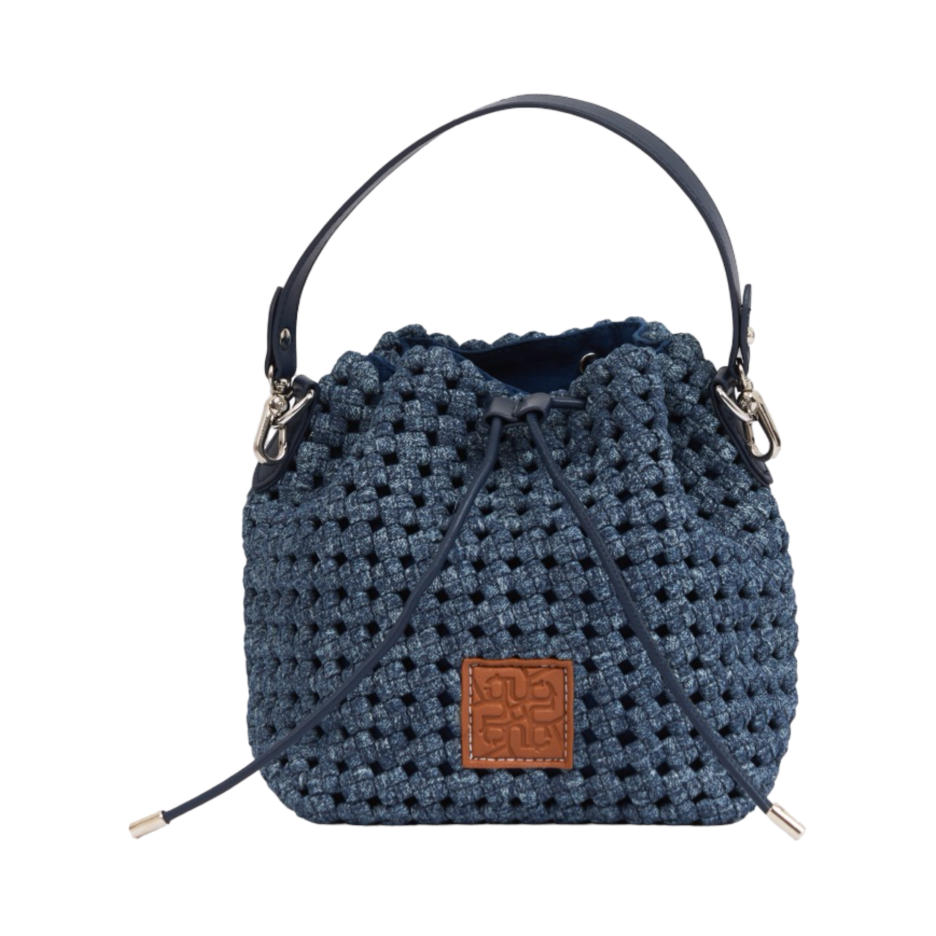 The Blue Nomad - Aire Denim Bucket Bag - Deep Fade