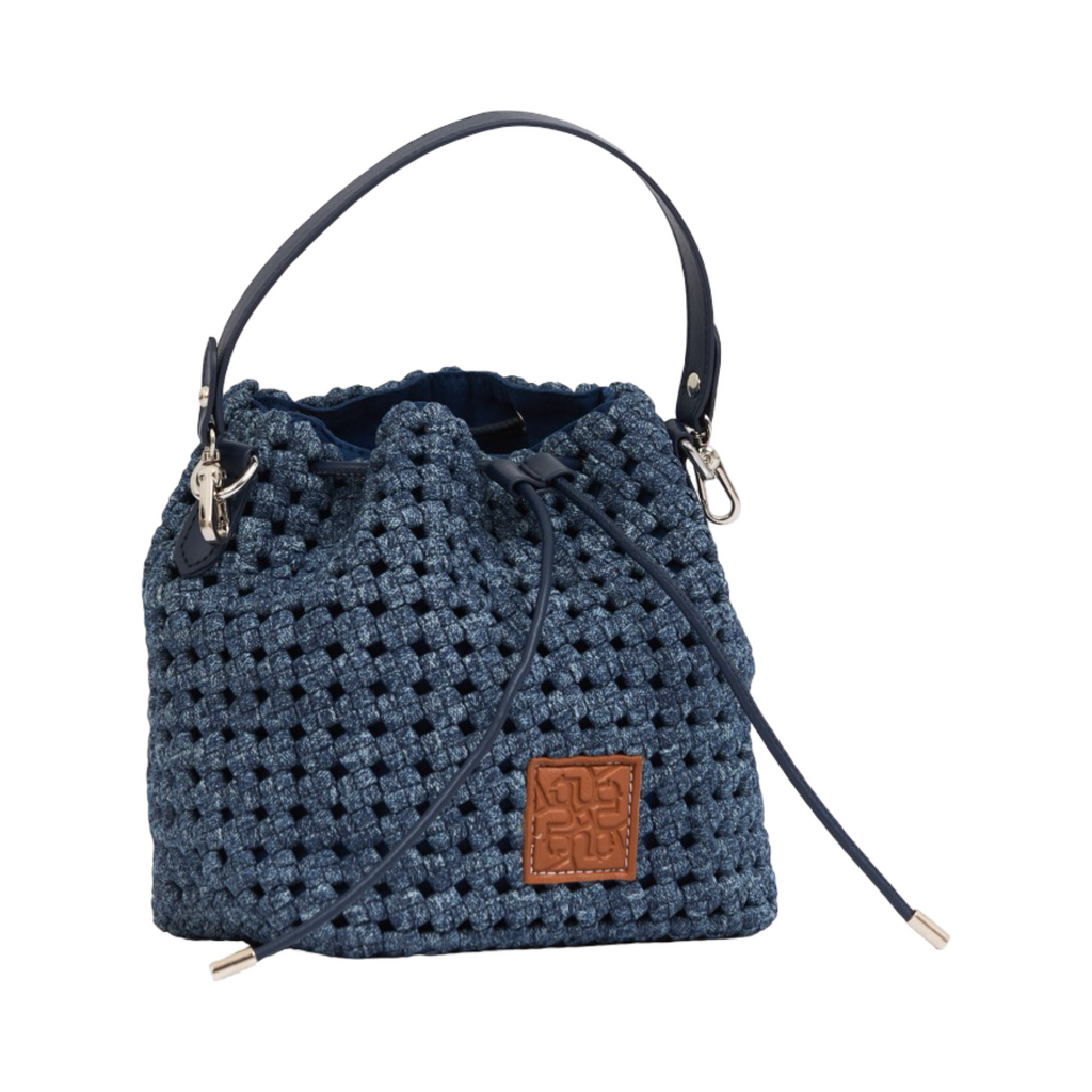 The Blue Nomad - Aire Denim Bucket Bag - Deep Fade