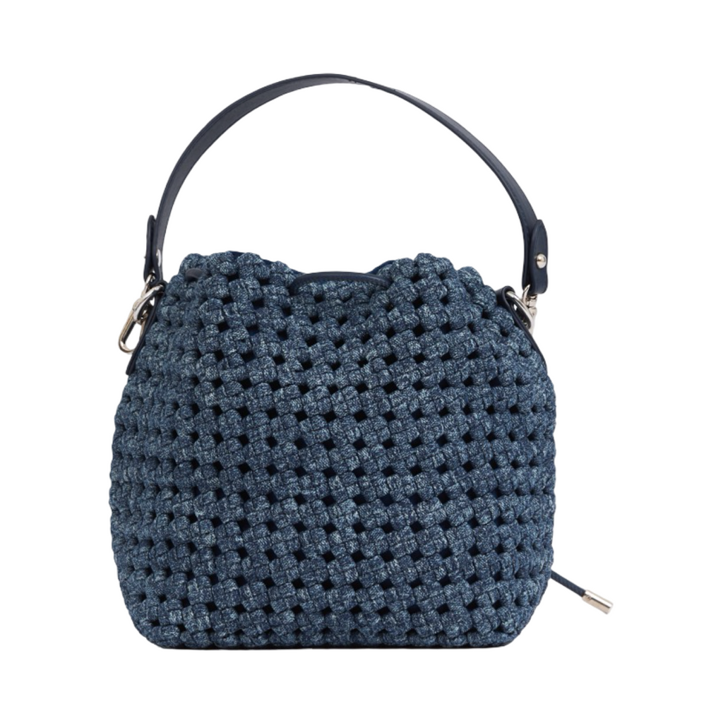 The Blue Nomad - Aire Denim Bucket Bag - Deep Fade