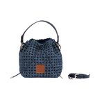 The Blue Nomad - Aire Denim Bucket Bag - Deep Fade