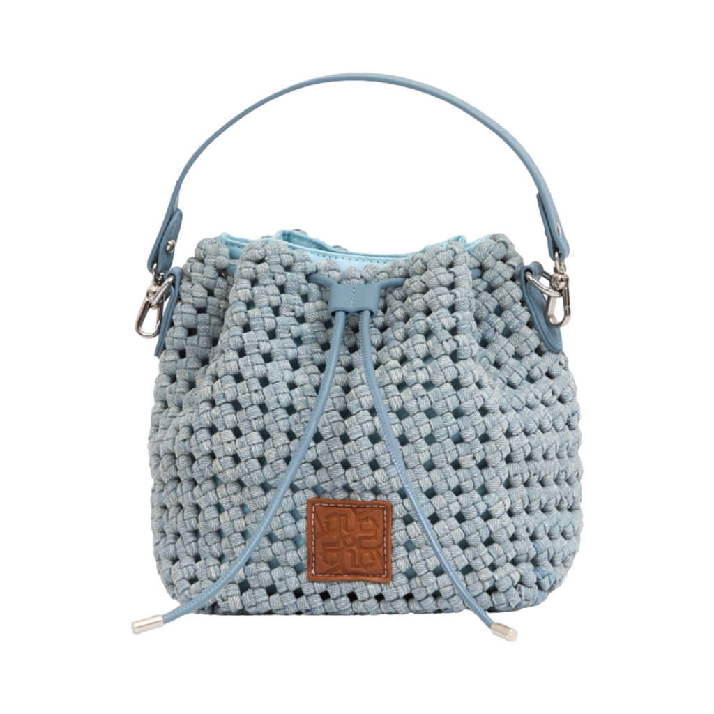 The Blue Nomad - Aire Denim Bucket Bag - Light