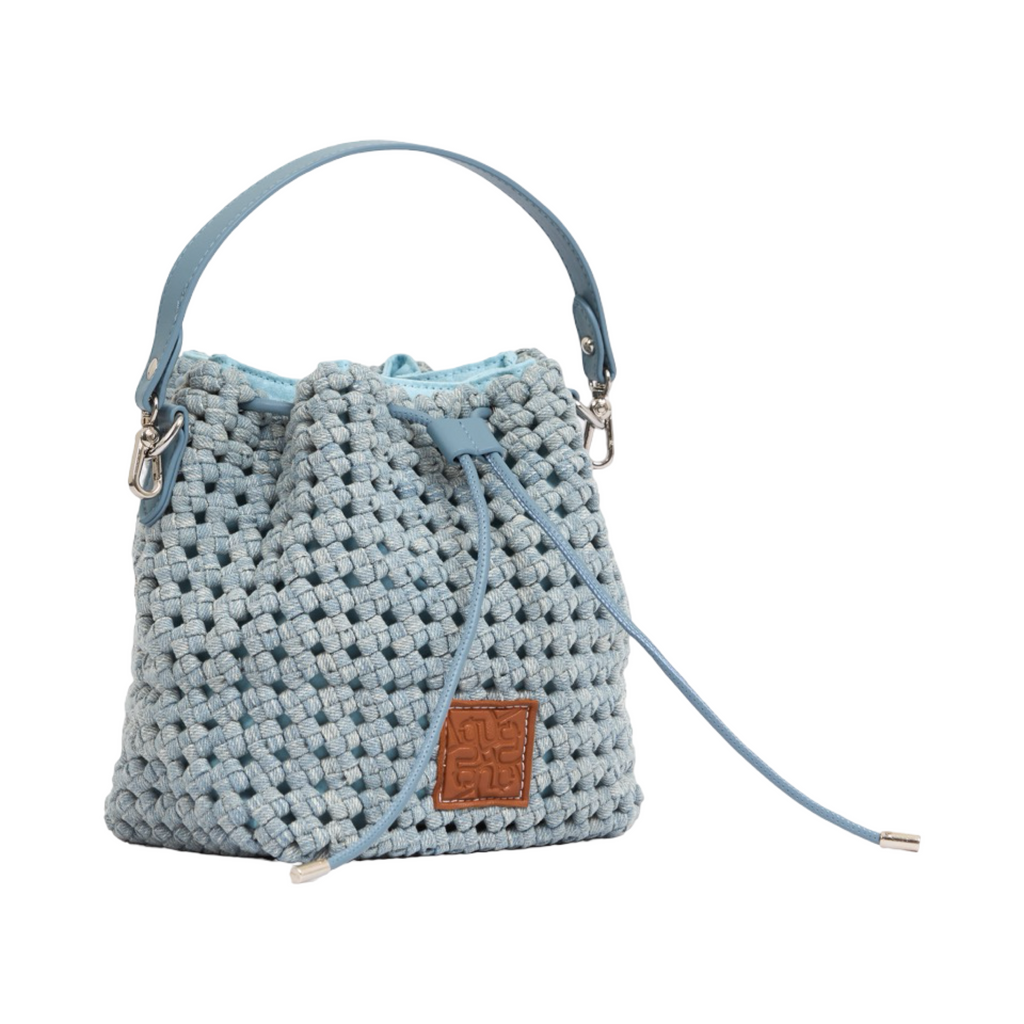 The Blue Nomad - Aire Denim Bucket Bag - Light