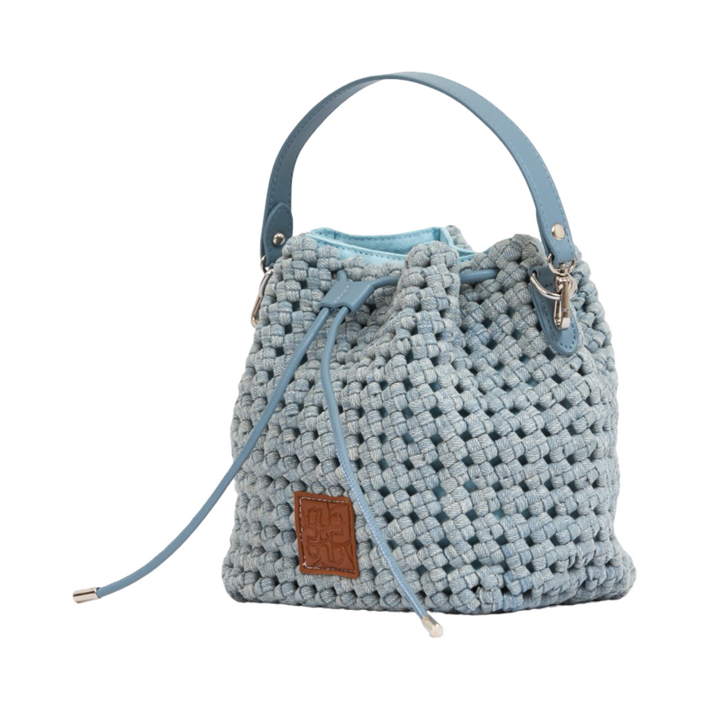 The Blue Nomad - Aire Denim Bucket Bag - Light
