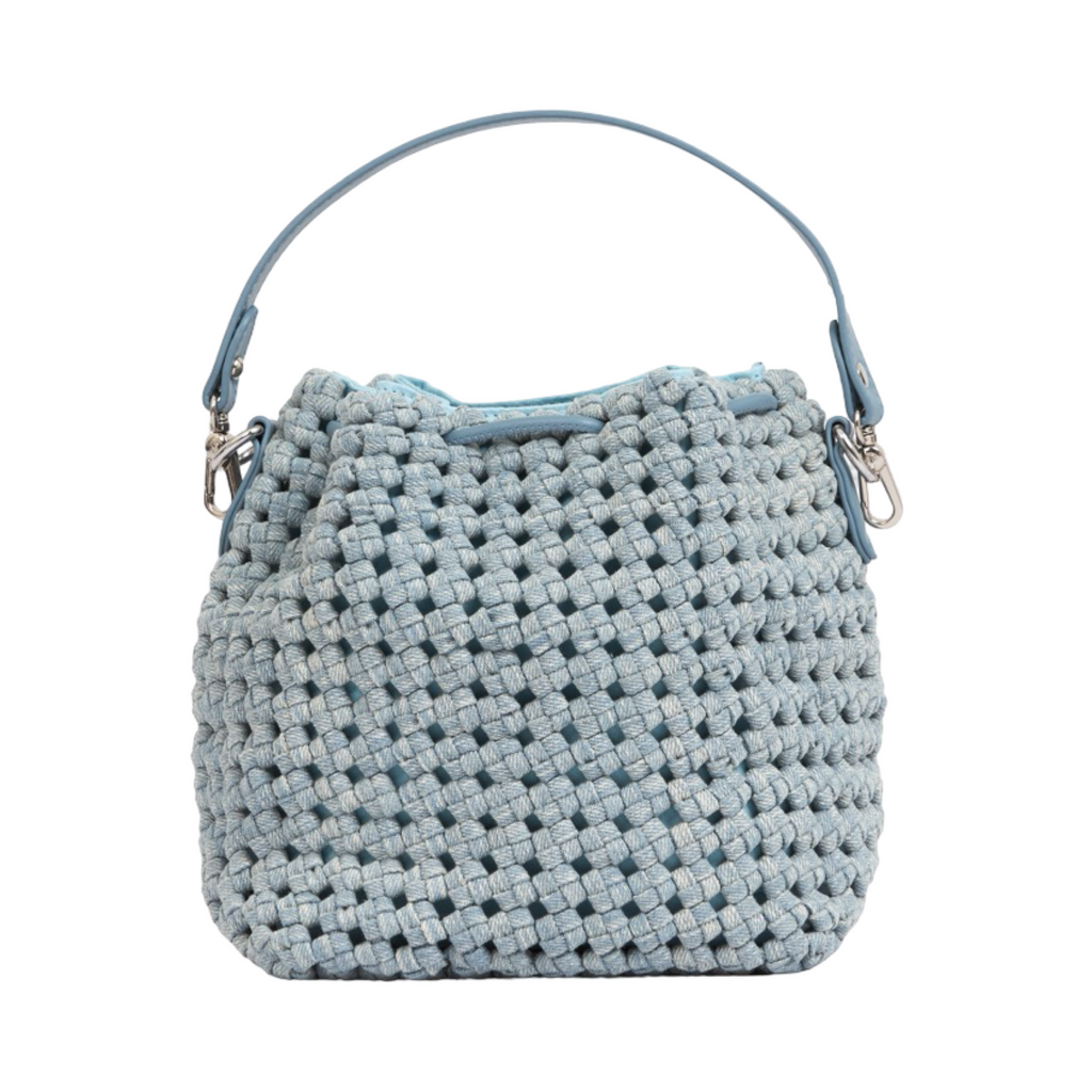 The Blue Nomad - Aire Denim Bucket Bag - Light