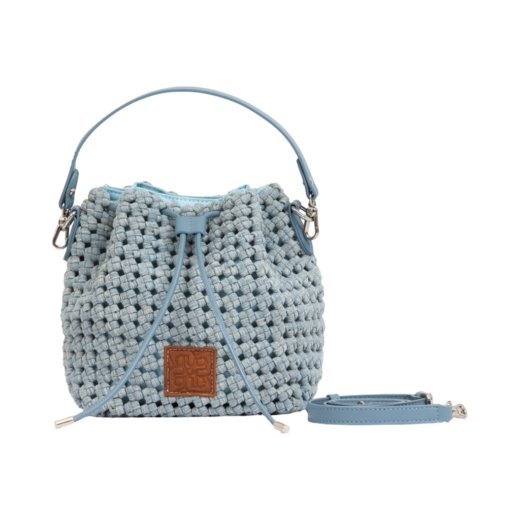 The Blue Nomad - Aire Denim Bucket Bag - Light