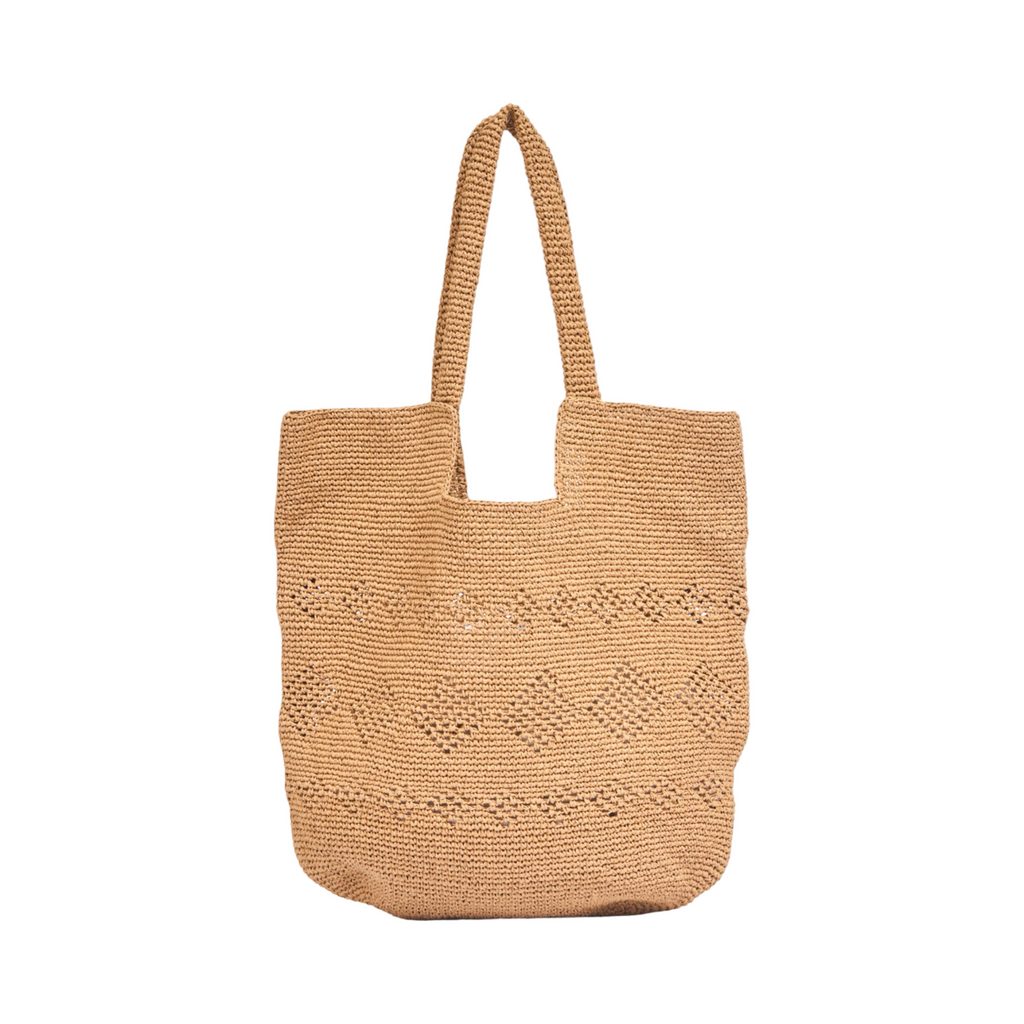 Everyday Earth – Natural Crochet Tote Bag – Brown