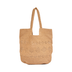 Everyday Earth – Natural Crochet Tote Bag – Brown