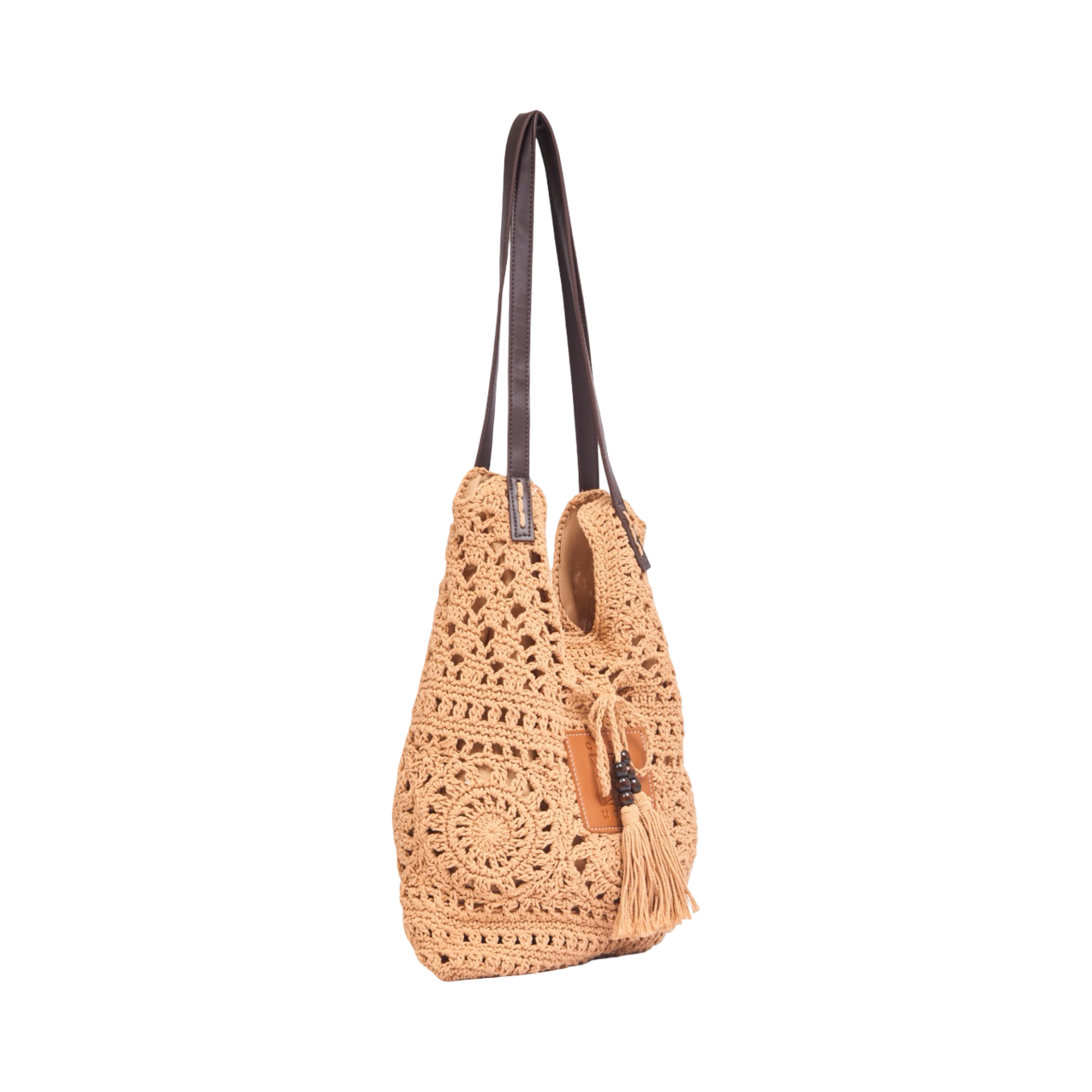 Everyday Earth – Knitted Tote Bag – Brown