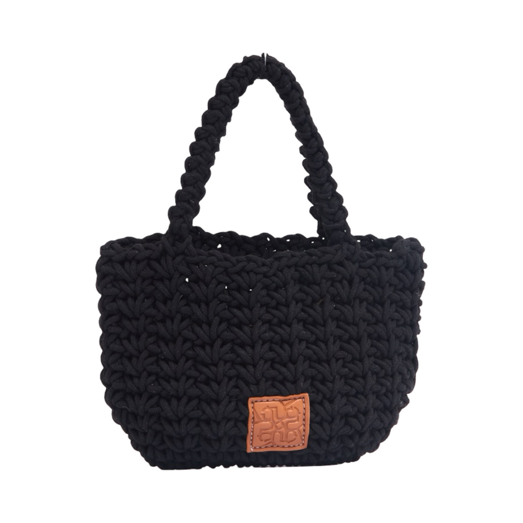 Everyday Earth – Knitted Mini Bag – Black