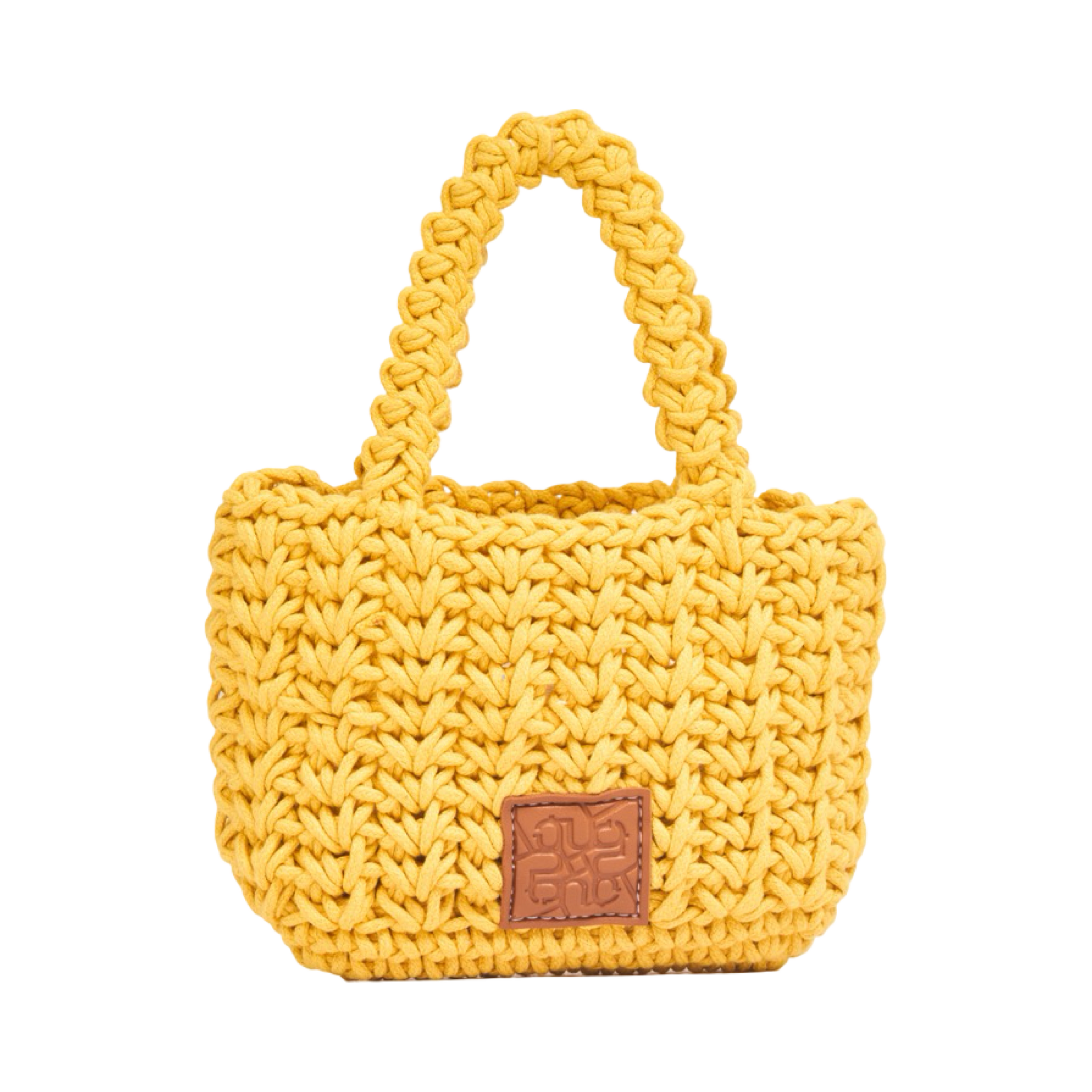 Everyday Earth – Knitted Mini Bag – Yellow