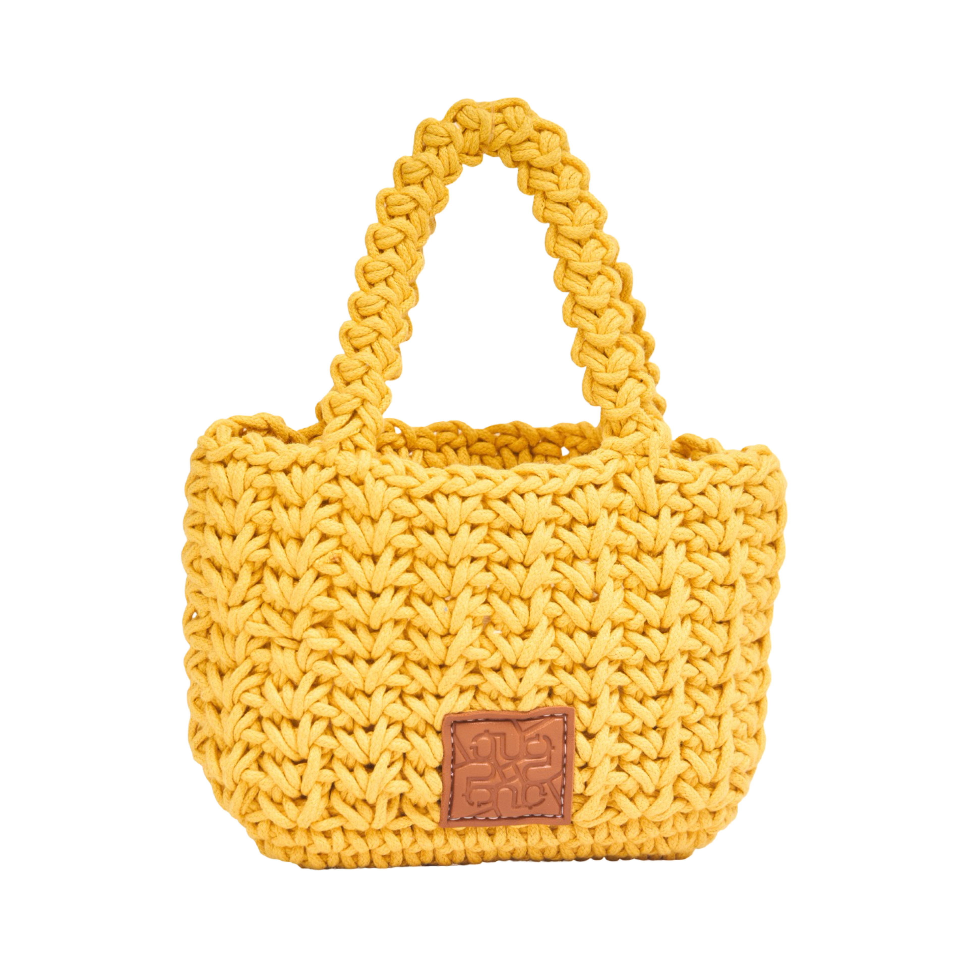 Everyday Earth – Knitted Mini Bag – Yellow