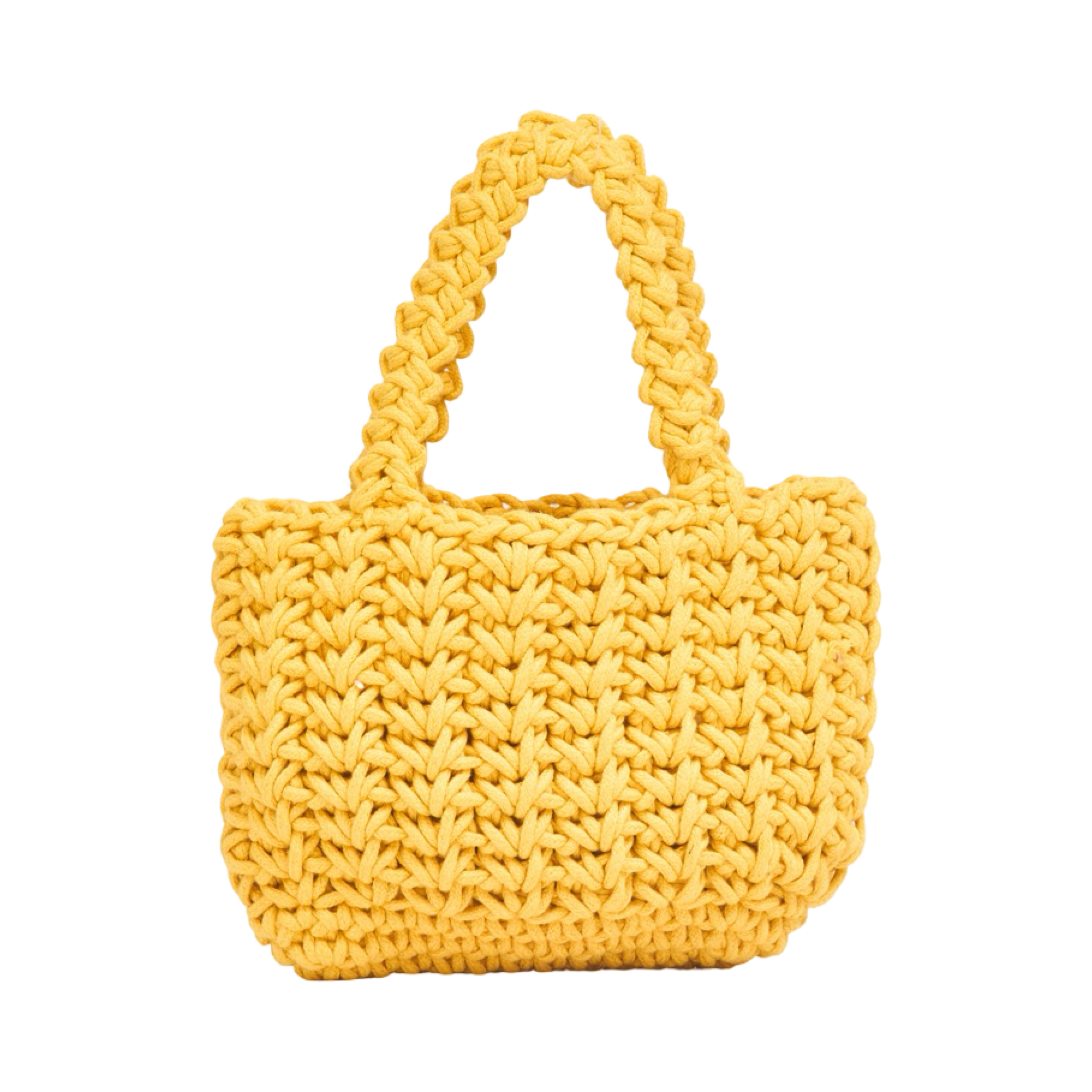 Everyday Earth – Knitted Mini Bag – Yellow