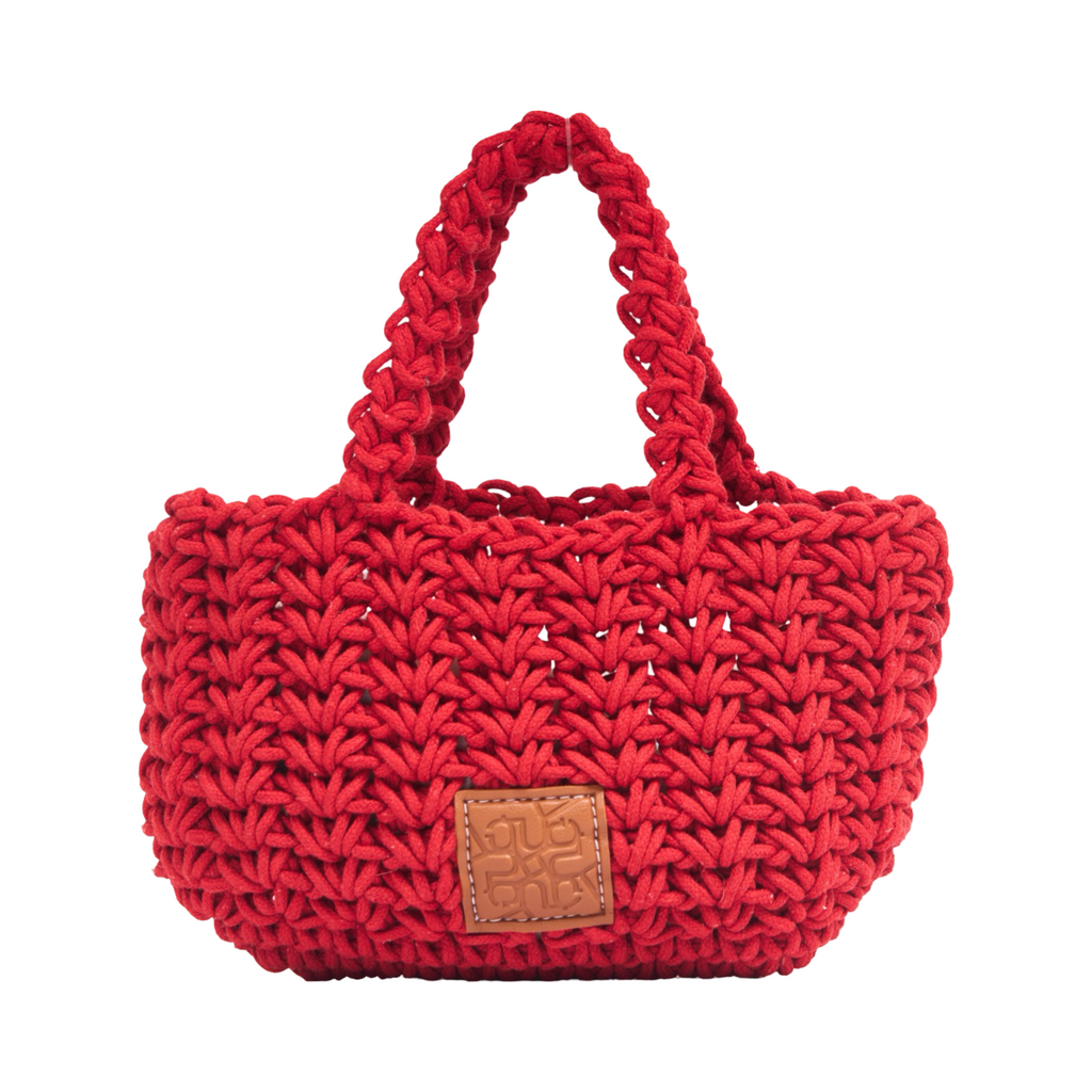 Everyday Earth – Knitted Mini Bag – Red
