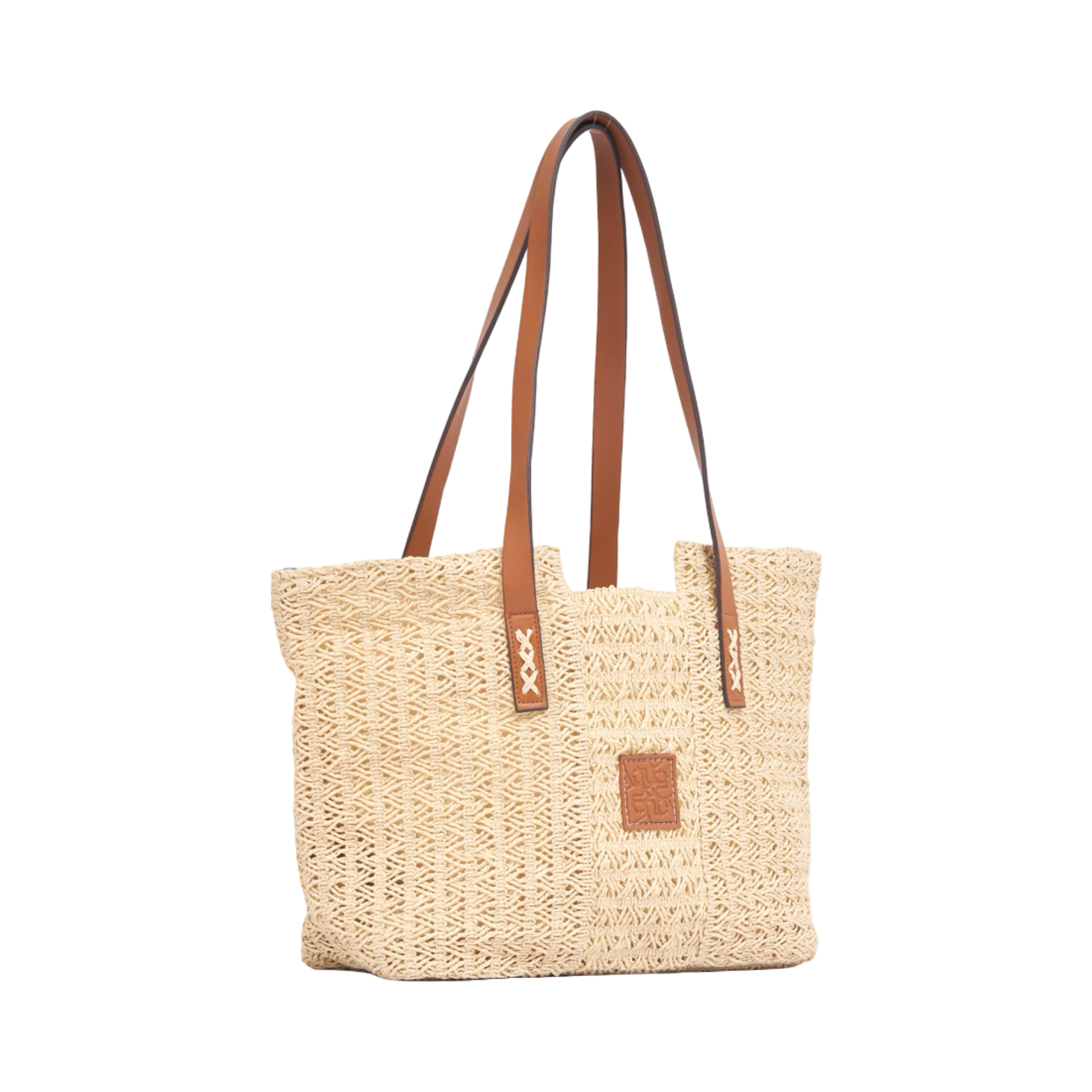 Everyday Earth – Straw Tote Bag – Beige