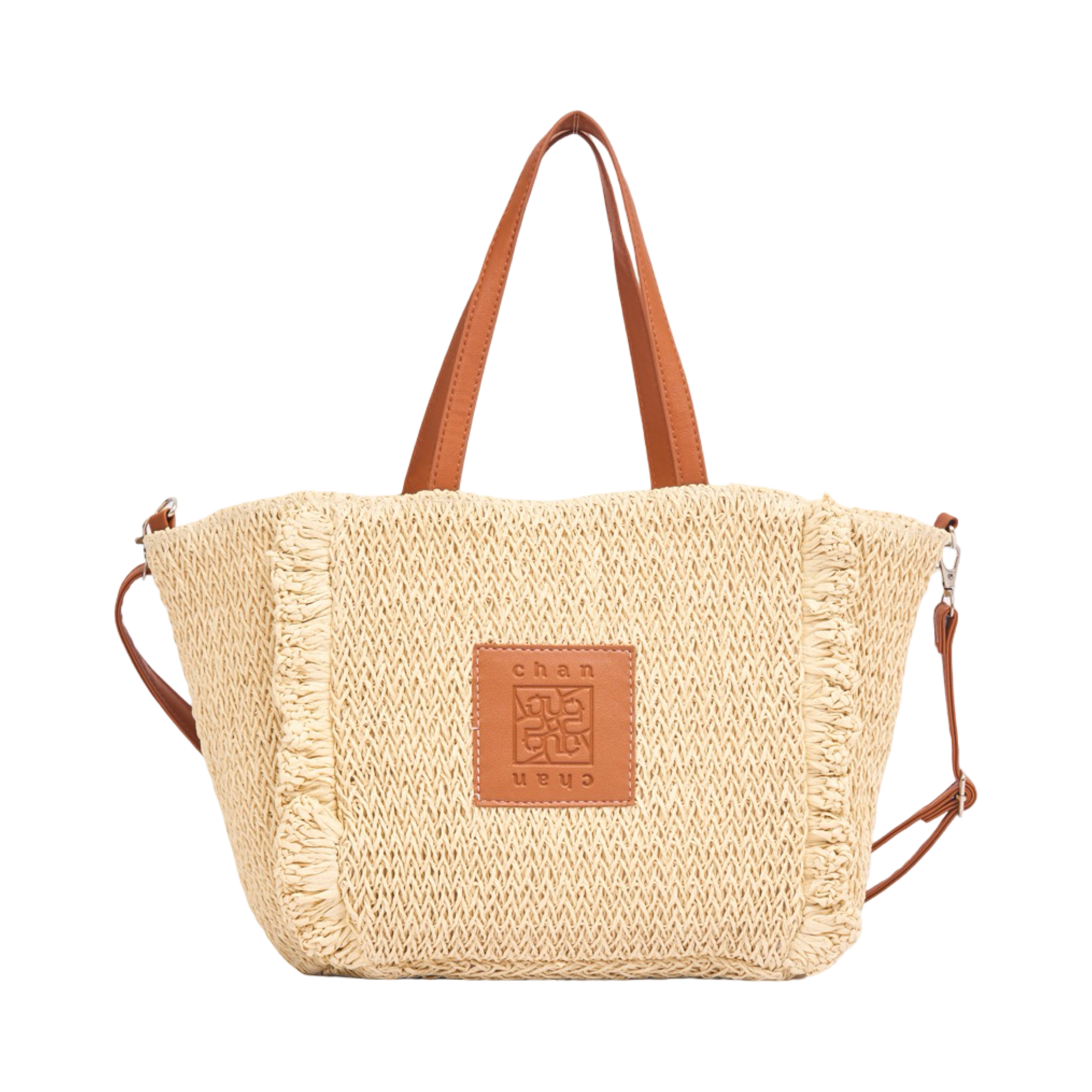 Everyday Earth – Straw Shoulder Bag – Beige