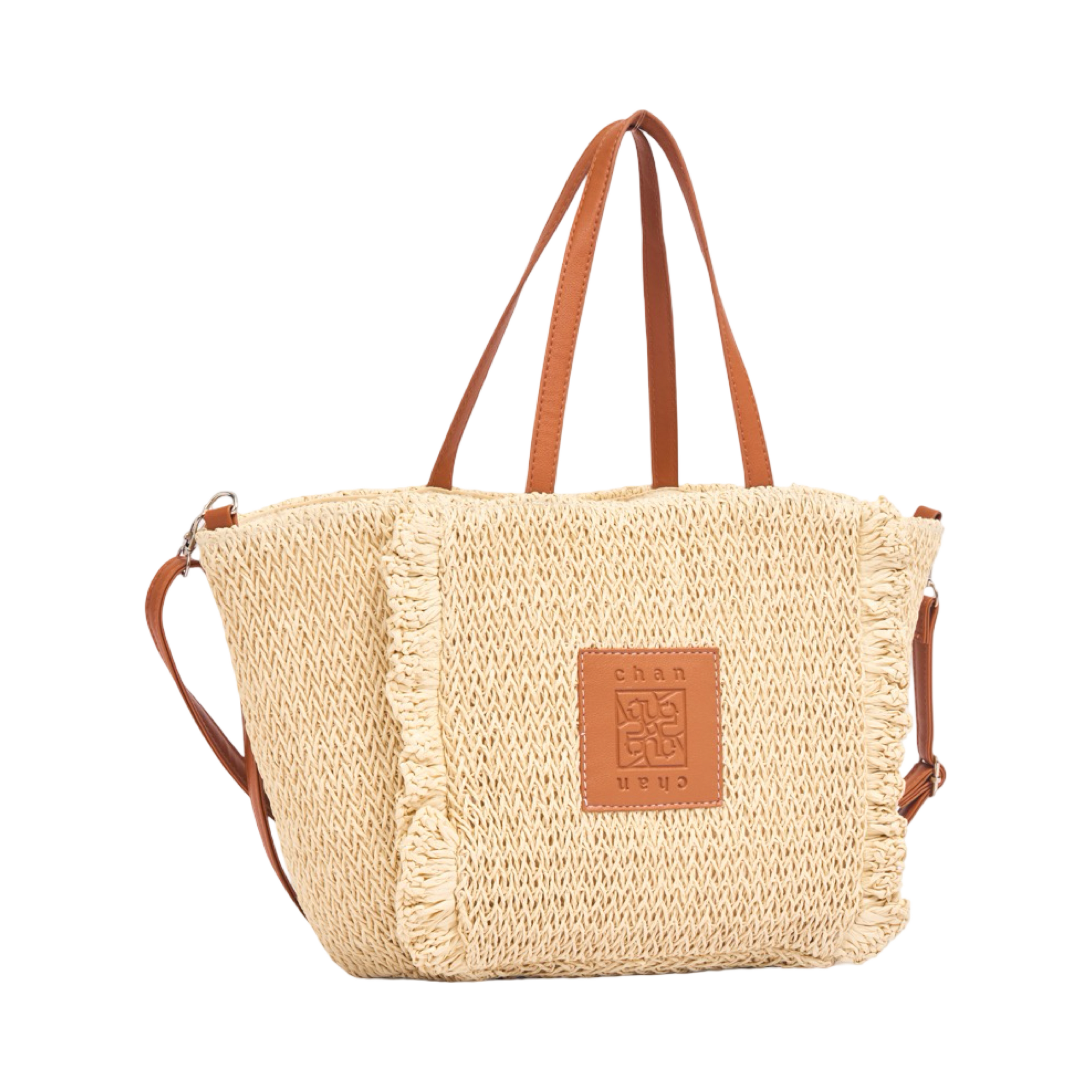 Everyday Earth – Straw Shoulder Bag – Beige