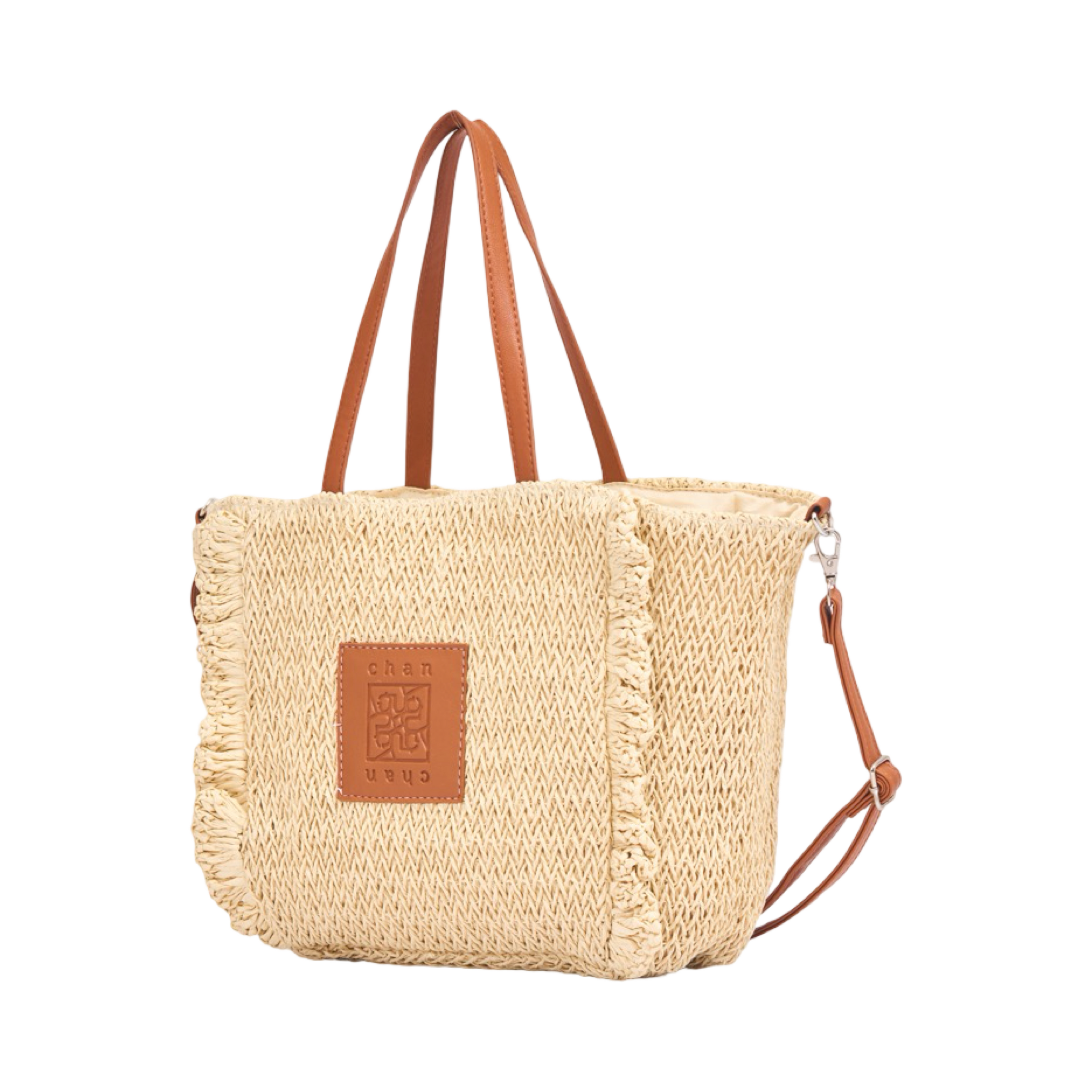 Everyday Earth – Straw Shoulder Bag – Beige