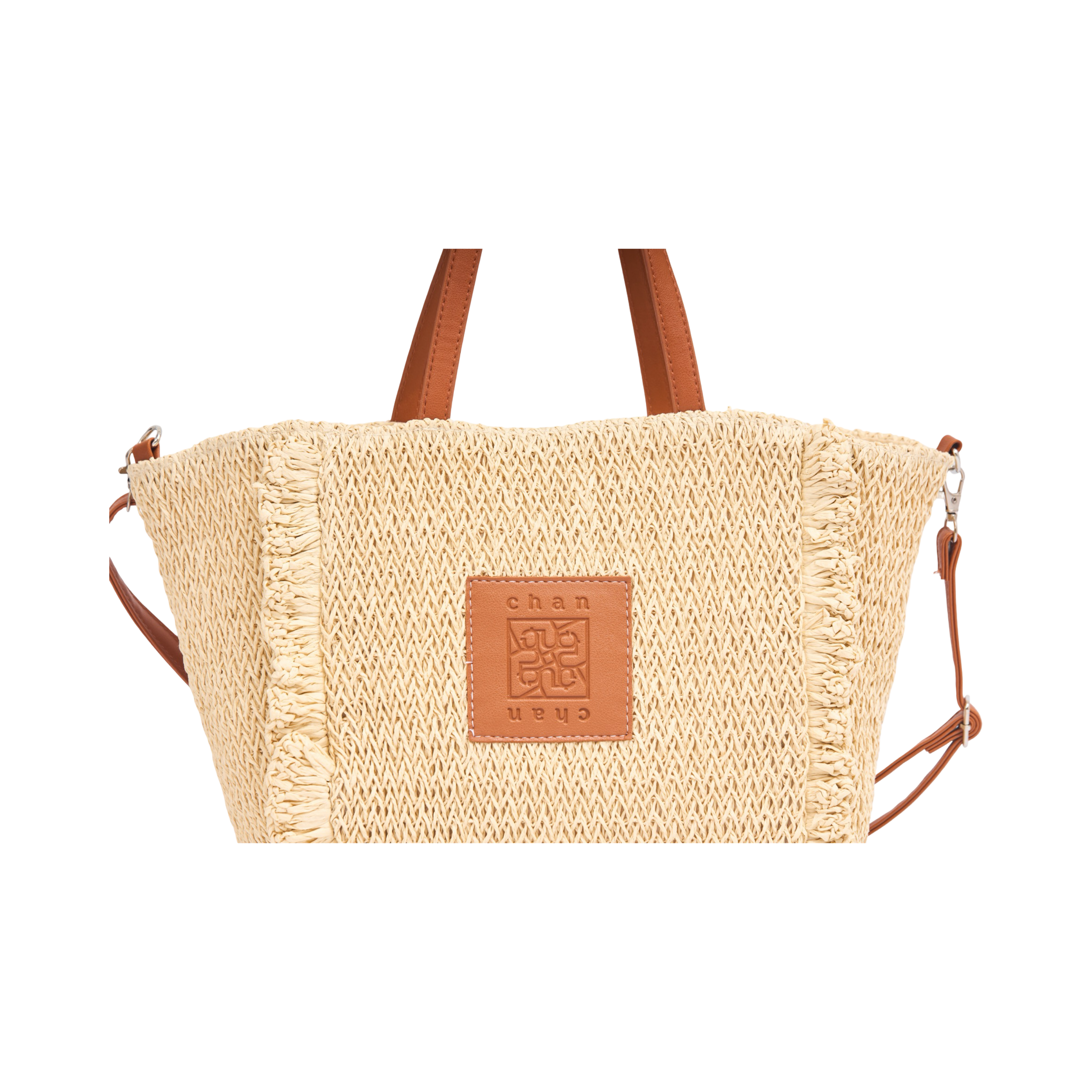Everyday Earth – Straw Shoulder Bag – Beige