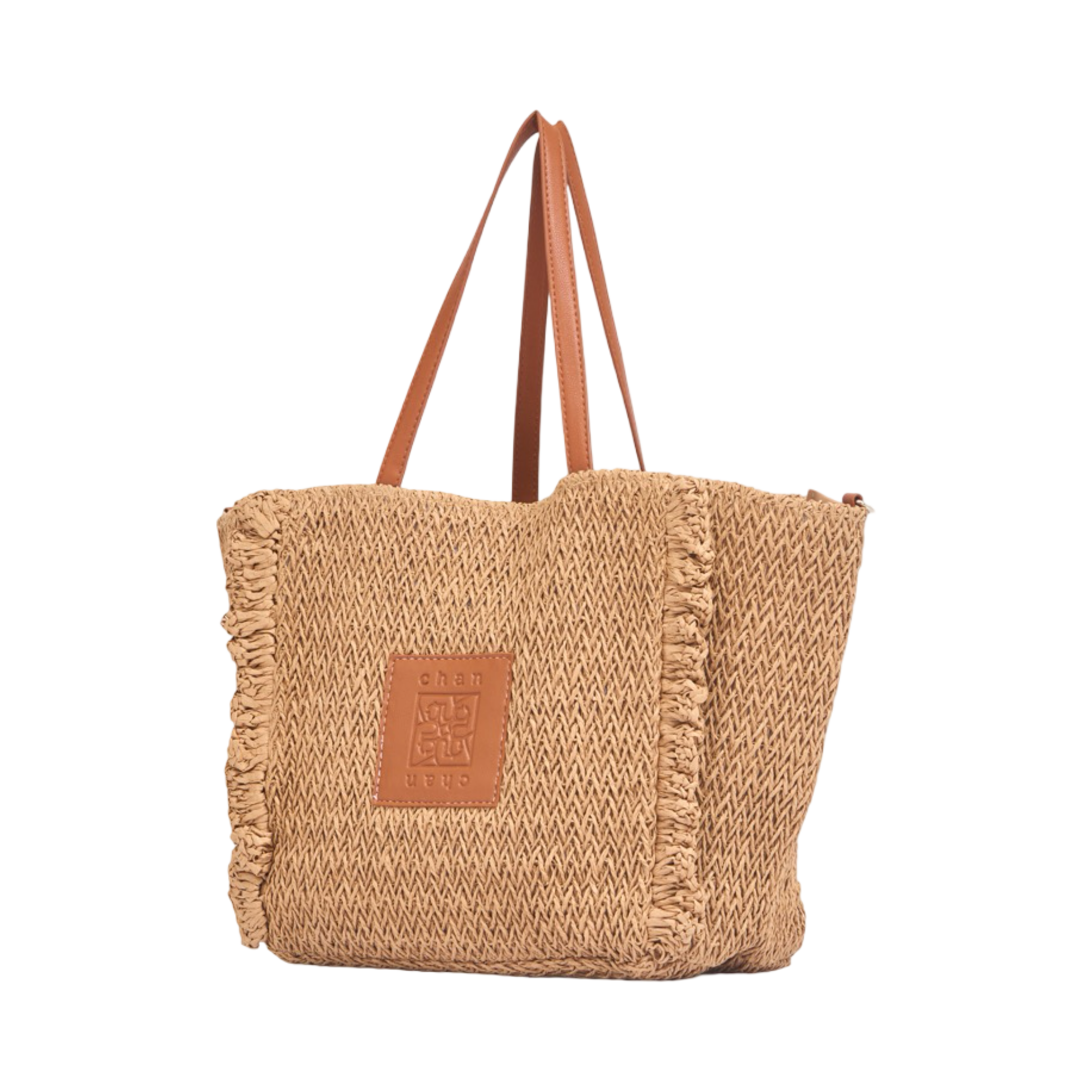Everyday Earth – Straw Shoulder Bag – Brown