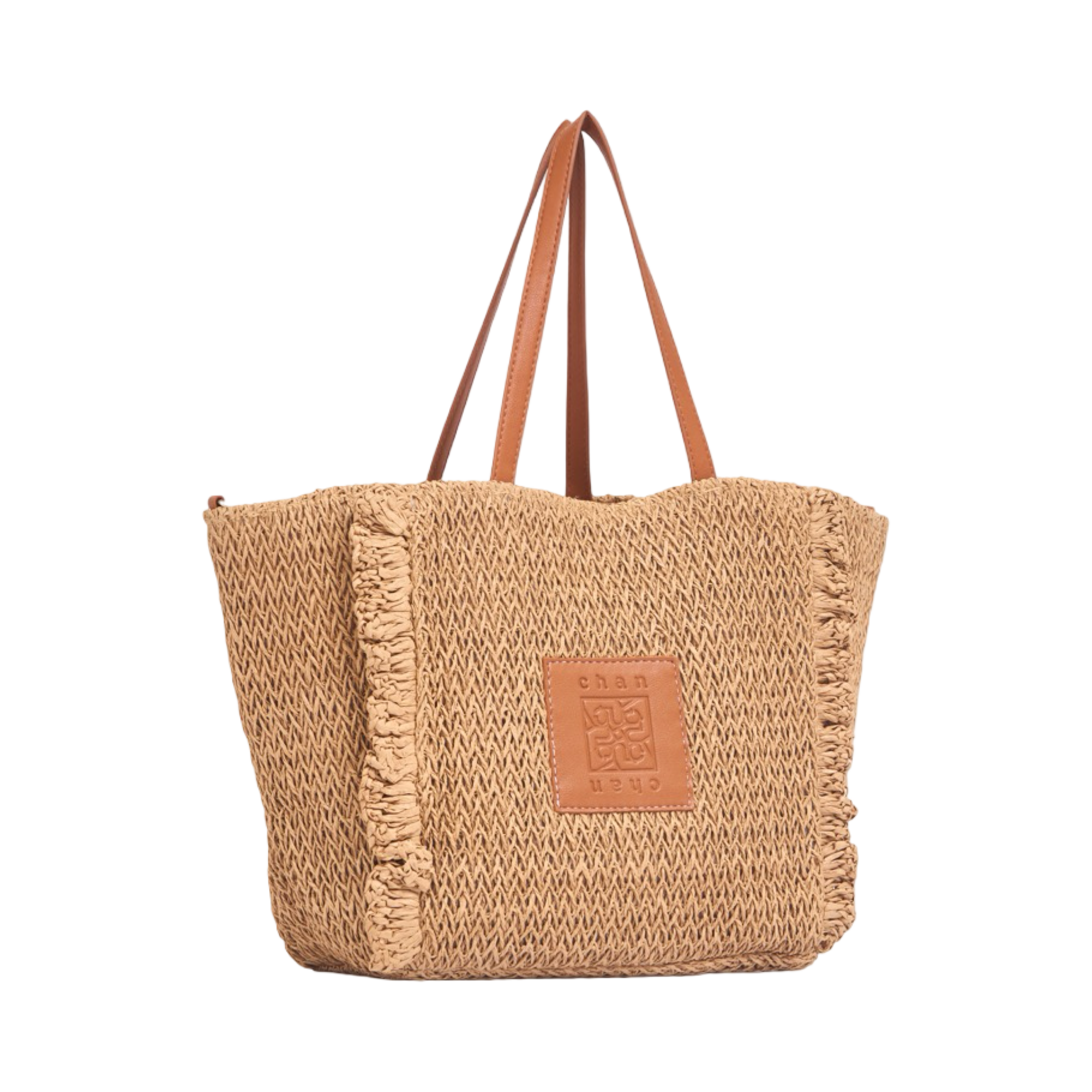 Everyday Earth – Straw Shoulder Bag – Brown