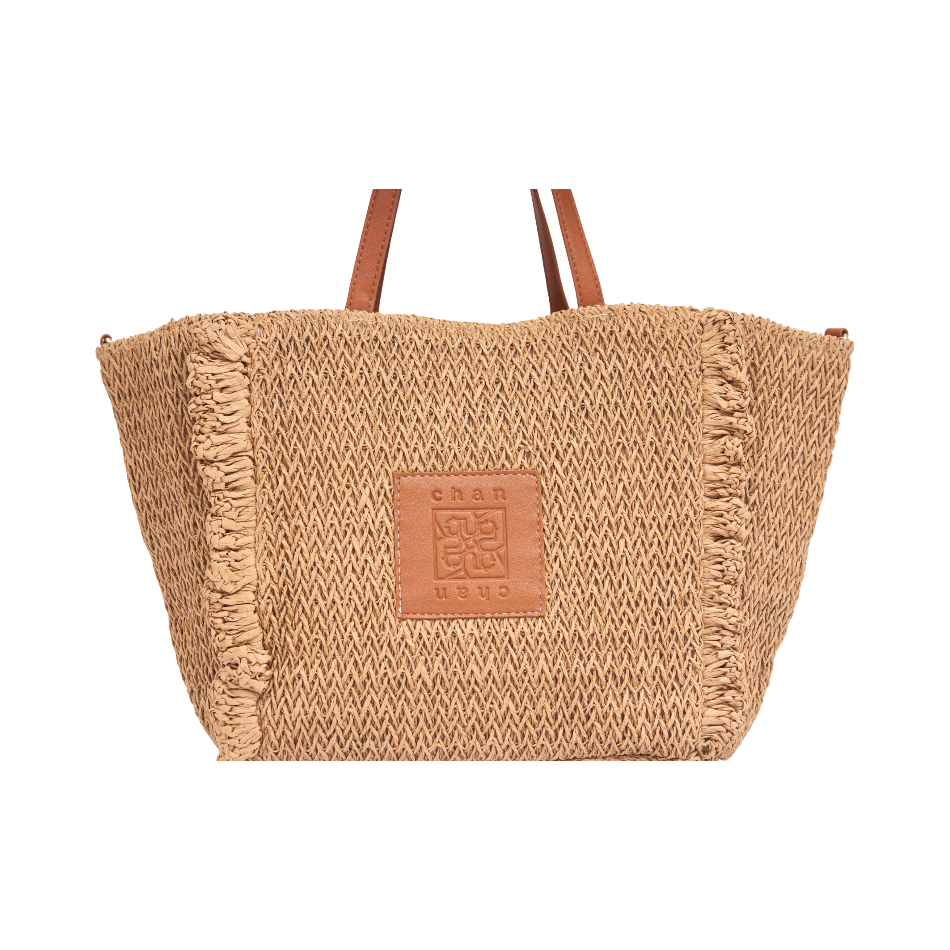 Everyday Earth – Straw Shoulder Bag – Brown