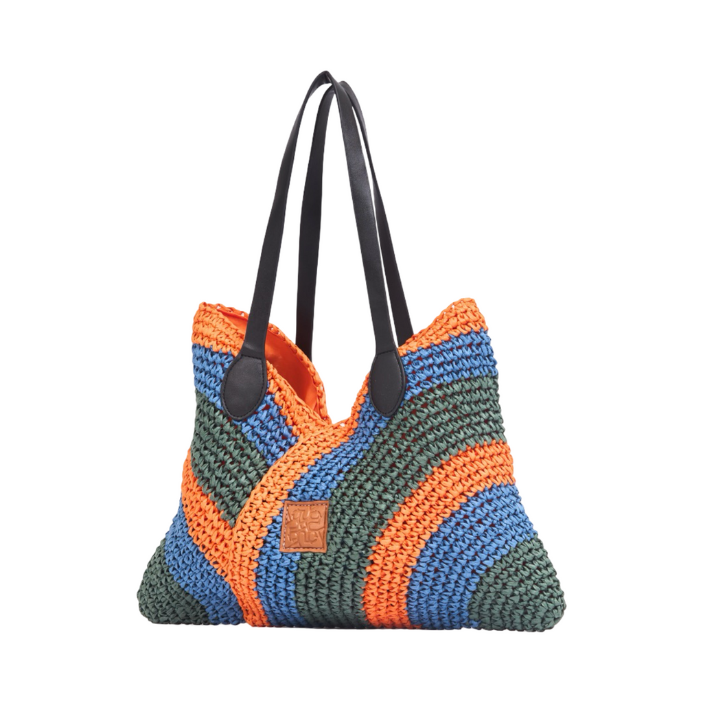 Everyday Earth – Tri-tone Straw Tote Bag