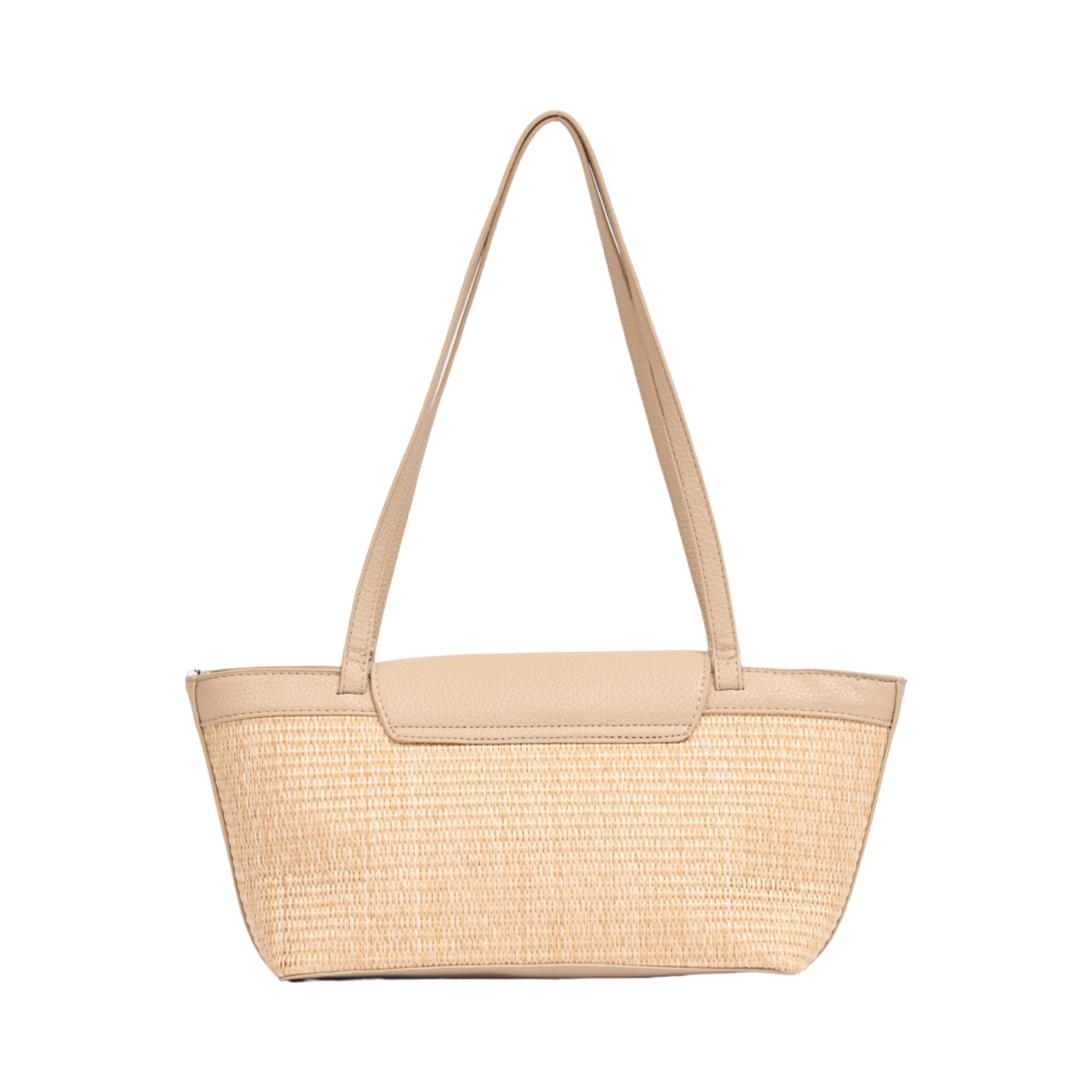 Everyday Earth – Straw Shoulder Bag – Beige