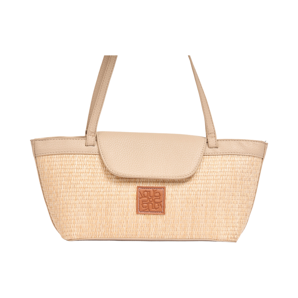 Everyday Earth – Straw Shoulder Bag – Beige