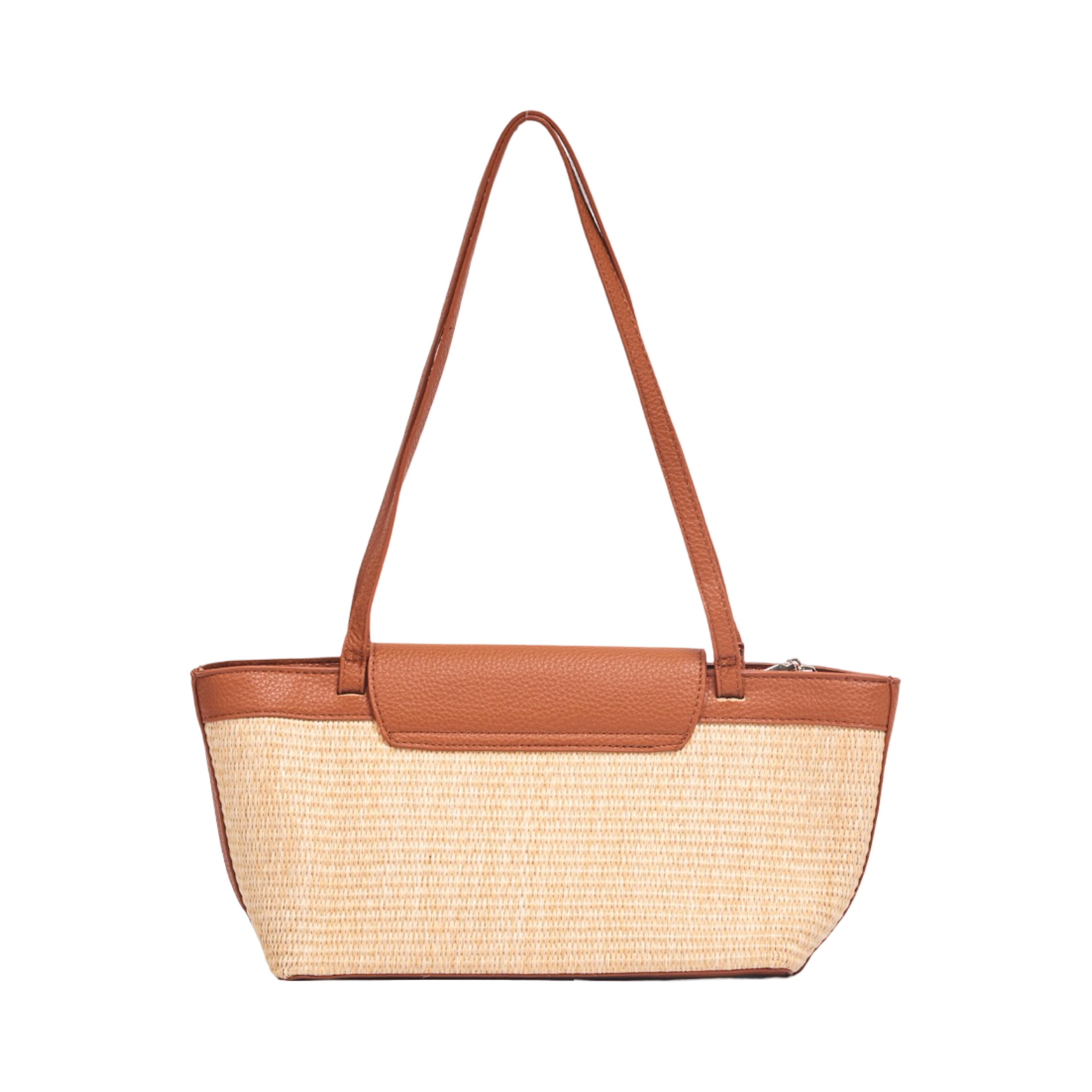 Everyday Earth – Straw Shoulder Bag – Brown