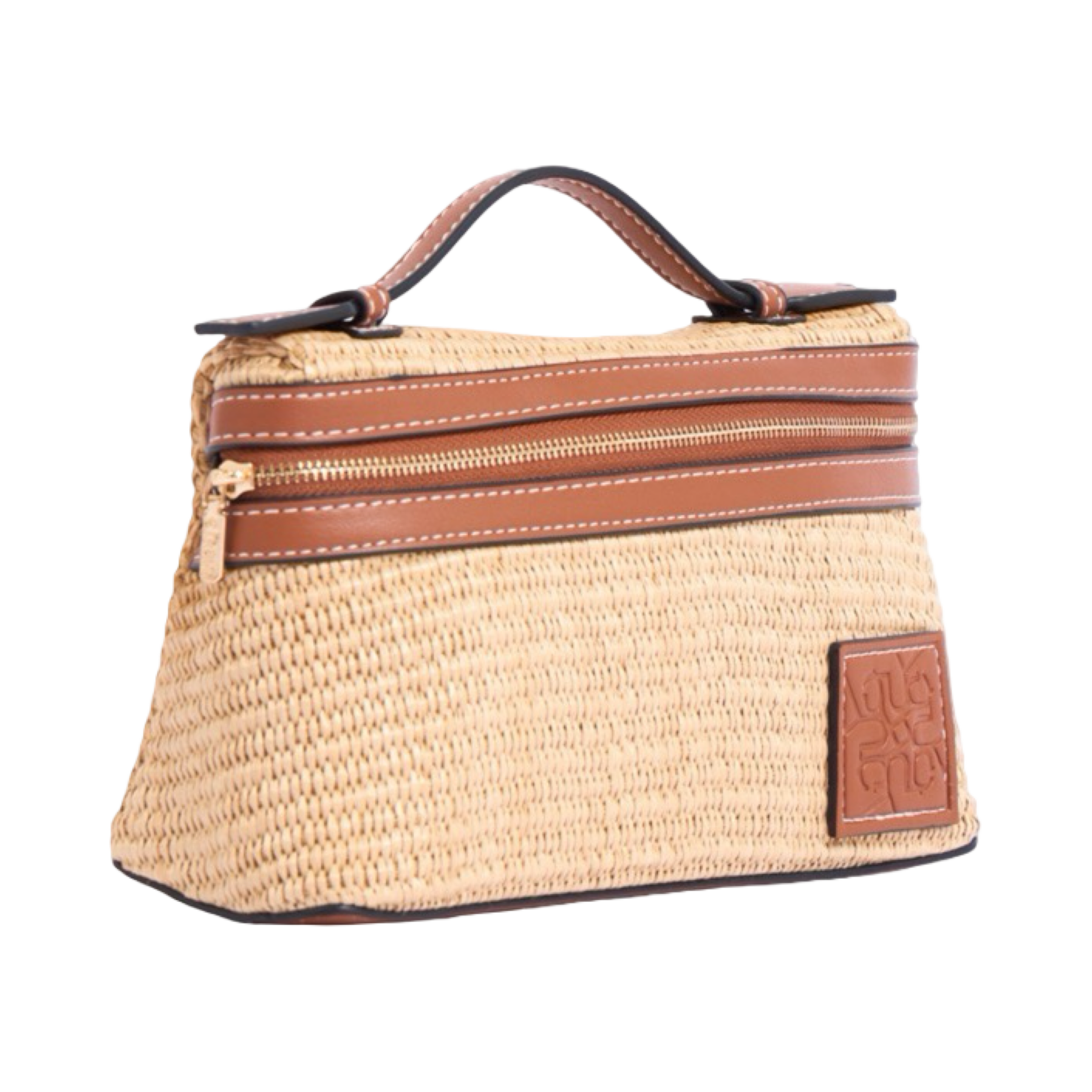 Artisan Vovage – Vanity Straw Crossbody – Brown