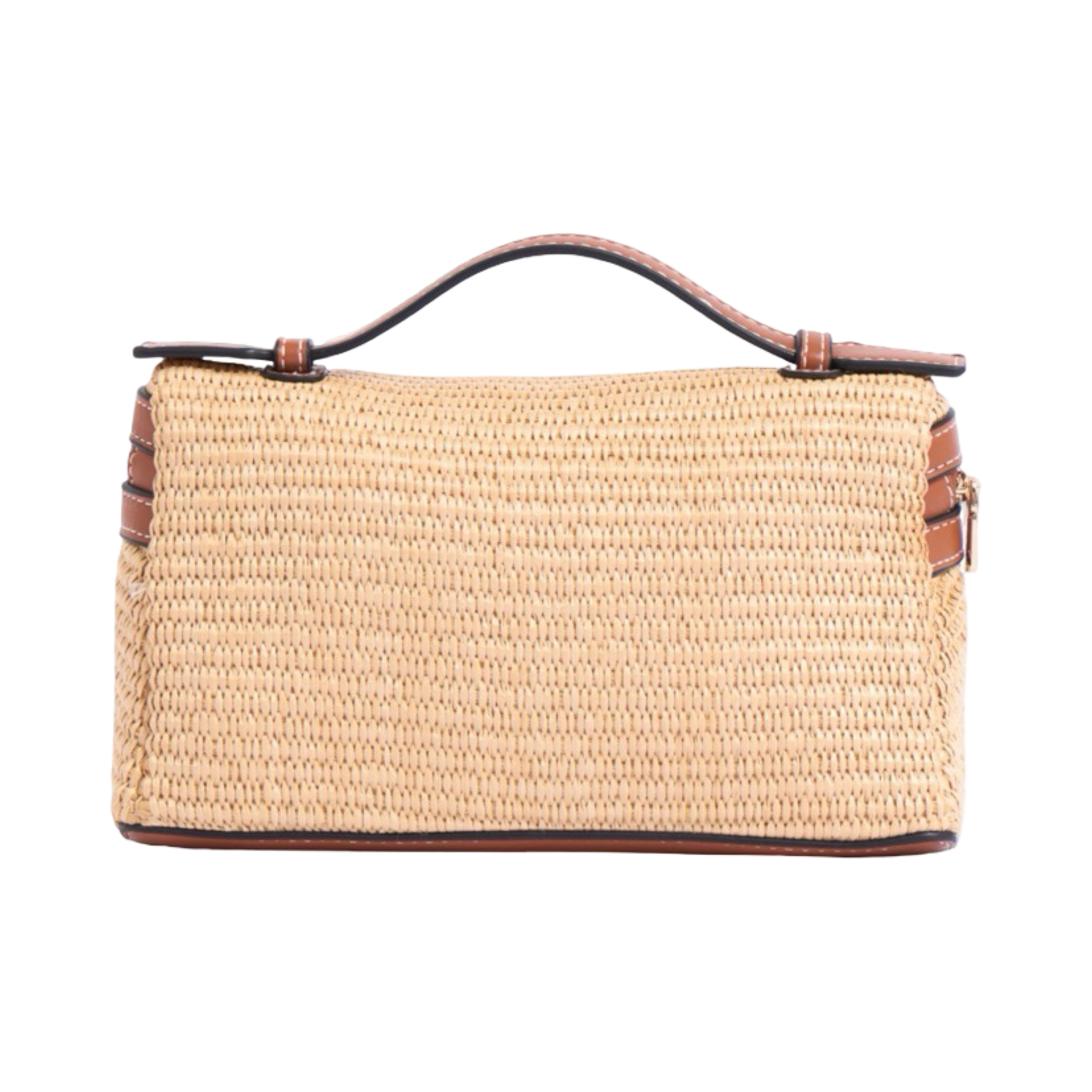 Artisan Vovage – Vanity Straw Crossbody – Brown
