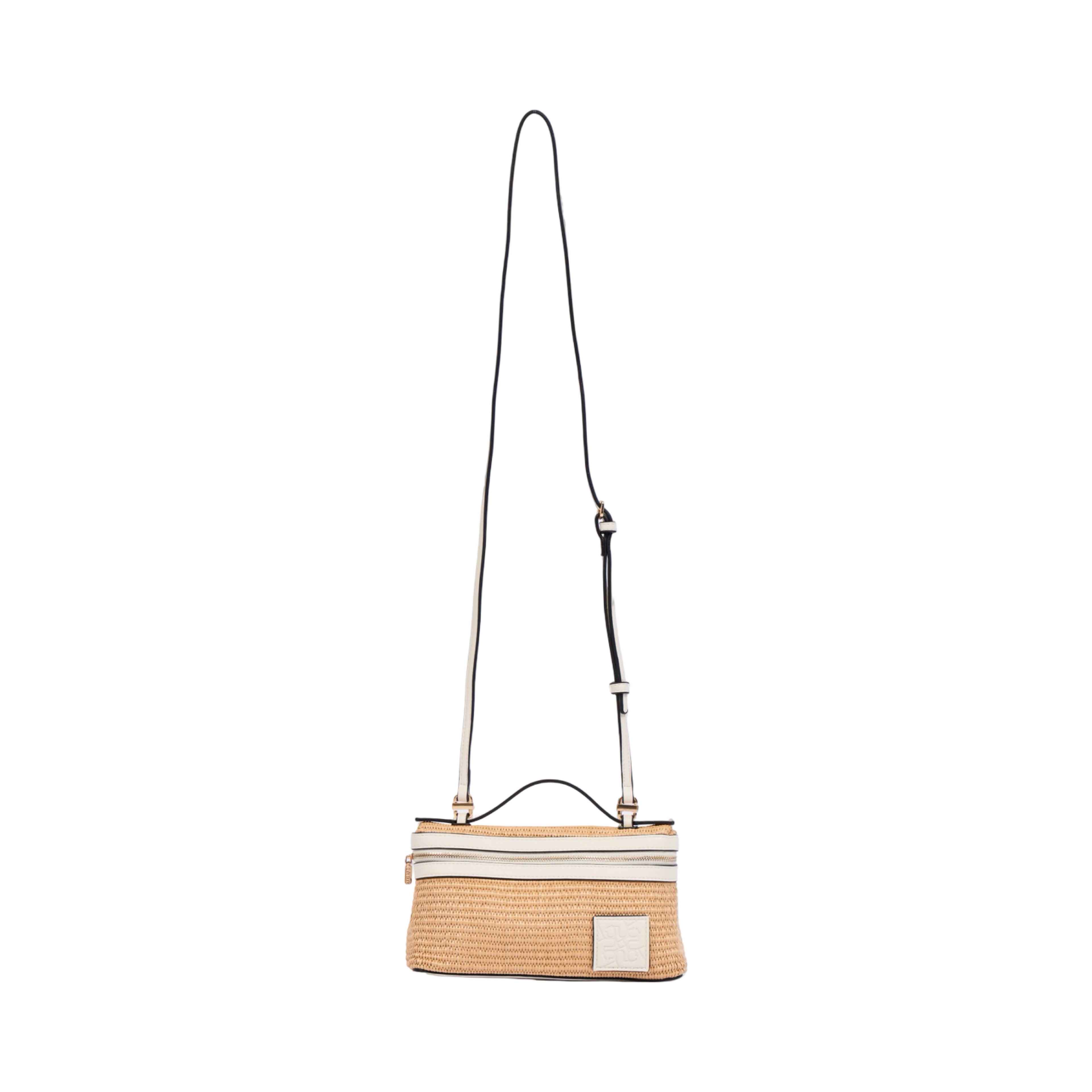 Artisan Vovage – Vanity Straw Crossbody – Ivory