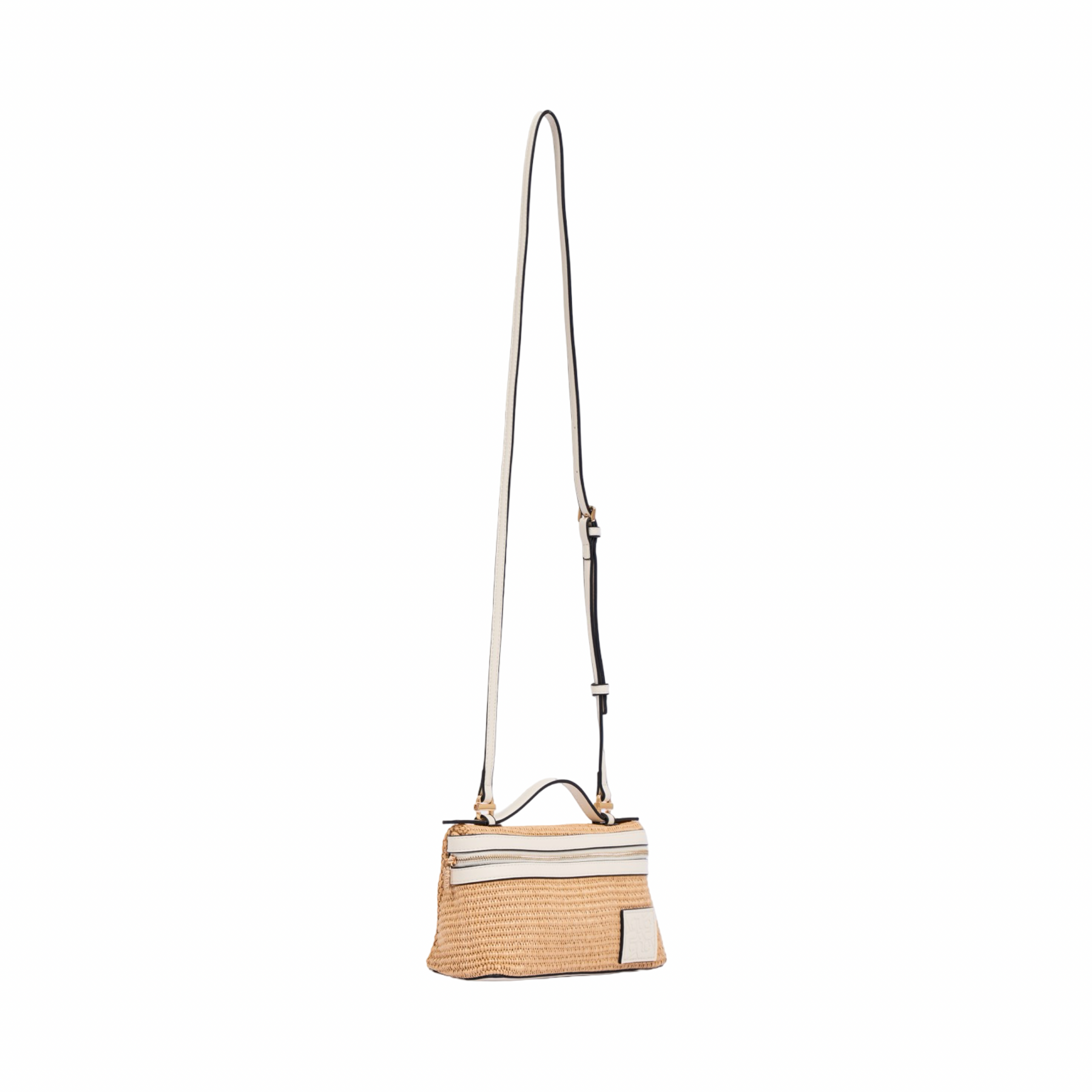 Artisan Vovage – Vanity Straw Crossbody – Ivory