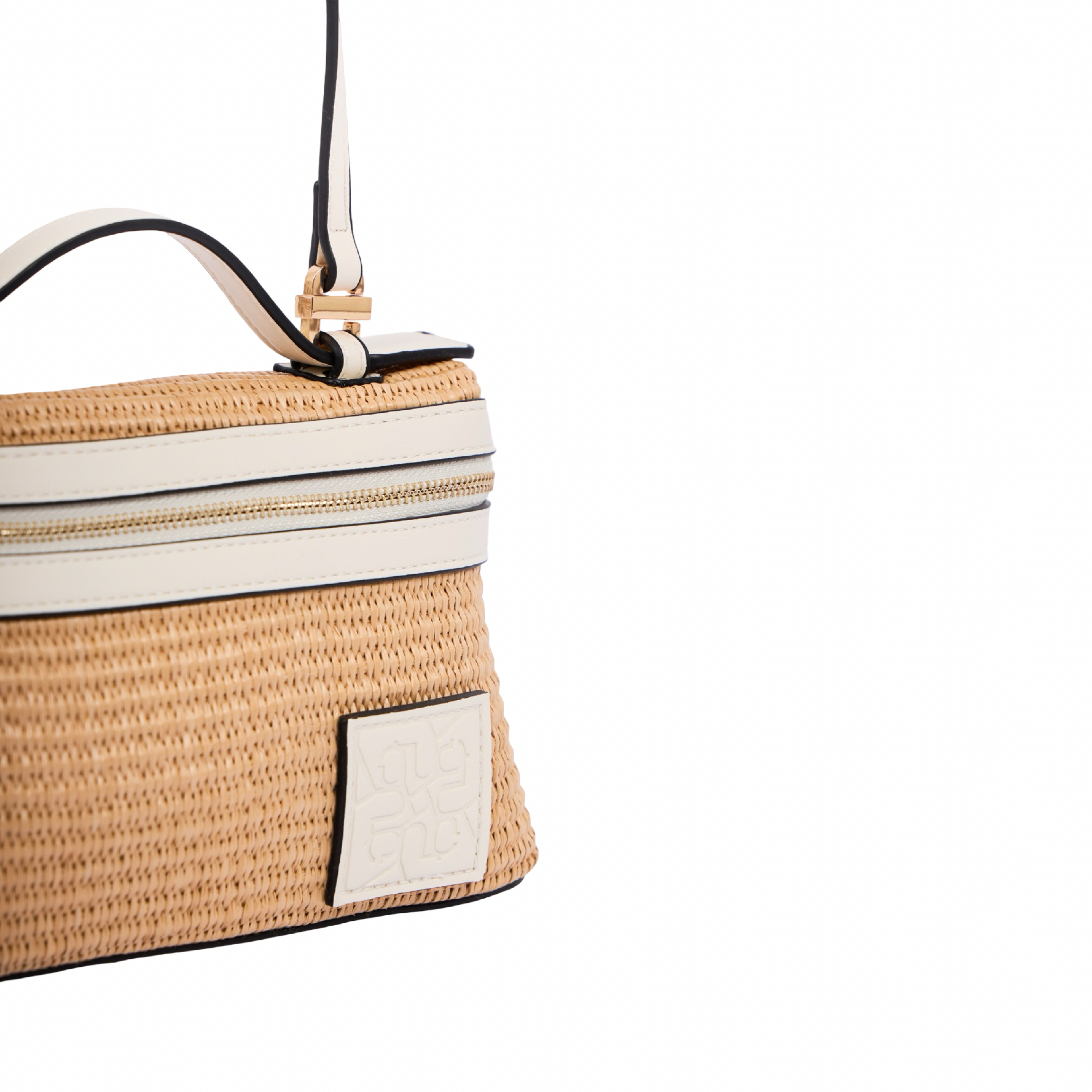 Artisan Vovage – Vanity Straw Crossbody – Ivory