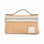Artisan Vovage – Vanity Straw Crossbody – Ivory