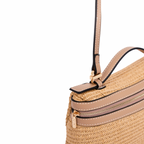 Artisan Vovage – Vanity Straw Crossbody – Mauve