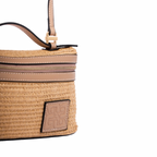 Artisan Vovage – Vanity Straw Crossbody – Mauve
