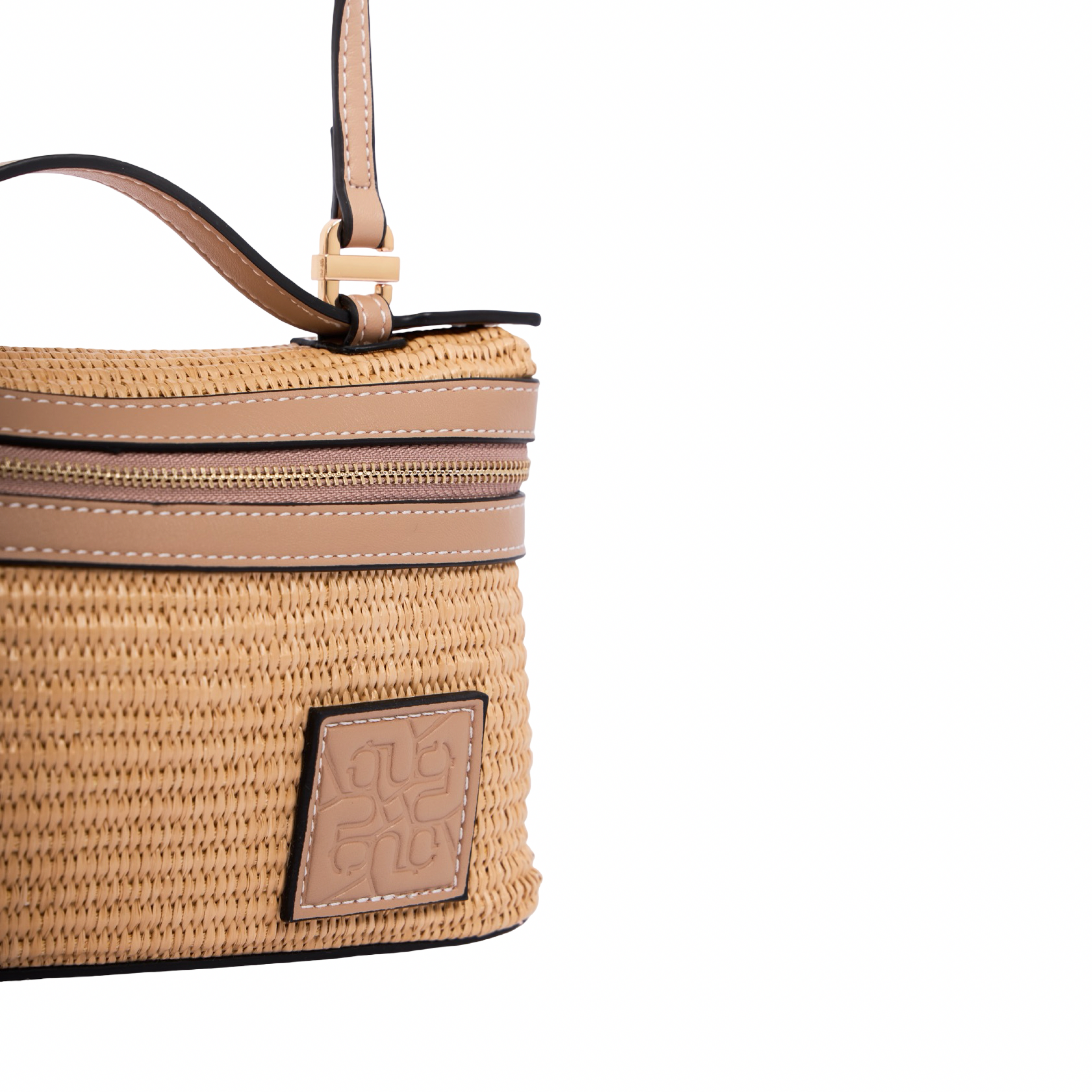 Artisan Vovage – Vanity Straw Crossbody – Mauve