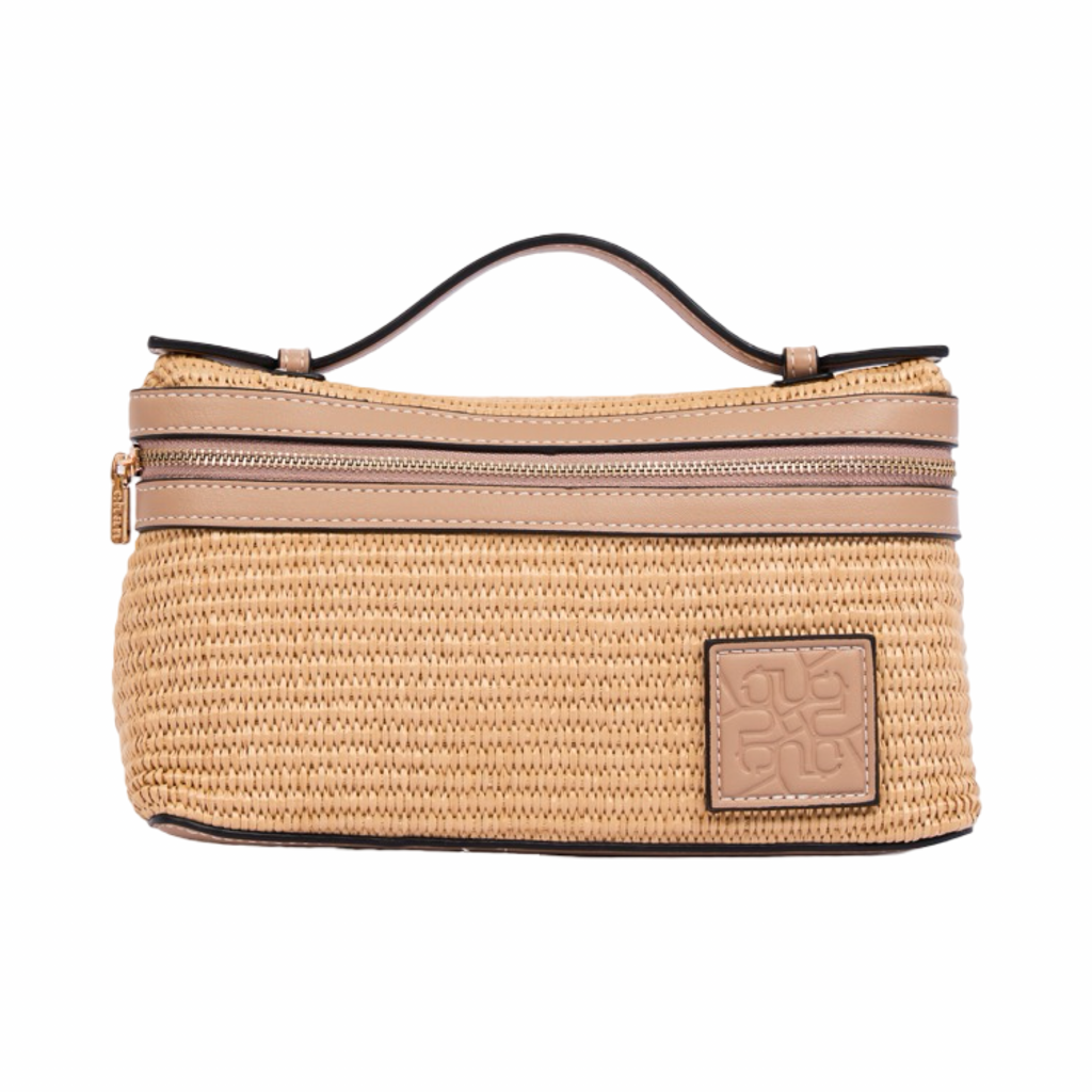 Artisan Vovage – Vanity Straw Crossbody – Mauve