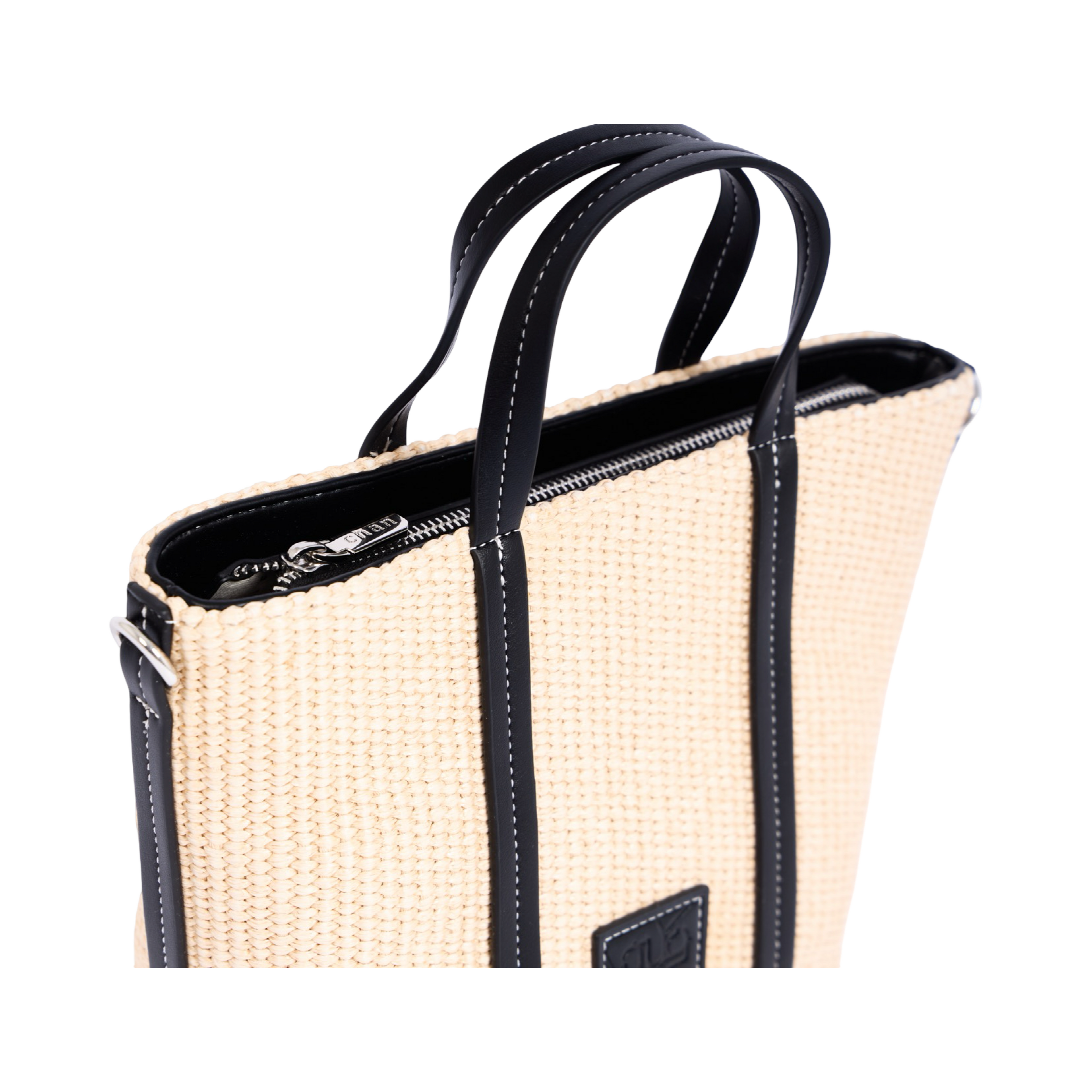 Artisan Vovage – Straw Shoulder Bag – Black