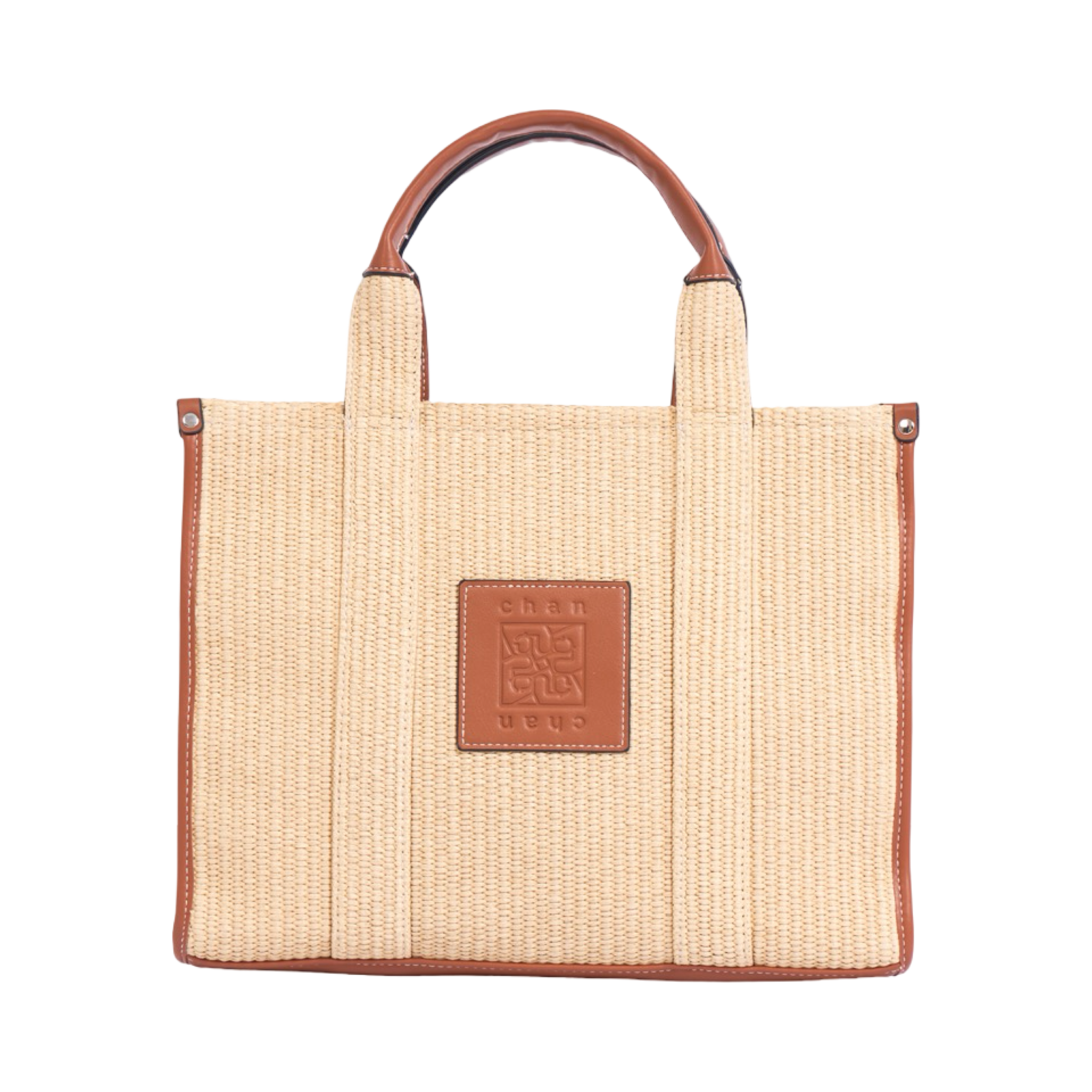 Artisan Vovage – Straw Shopper Bag – Brown